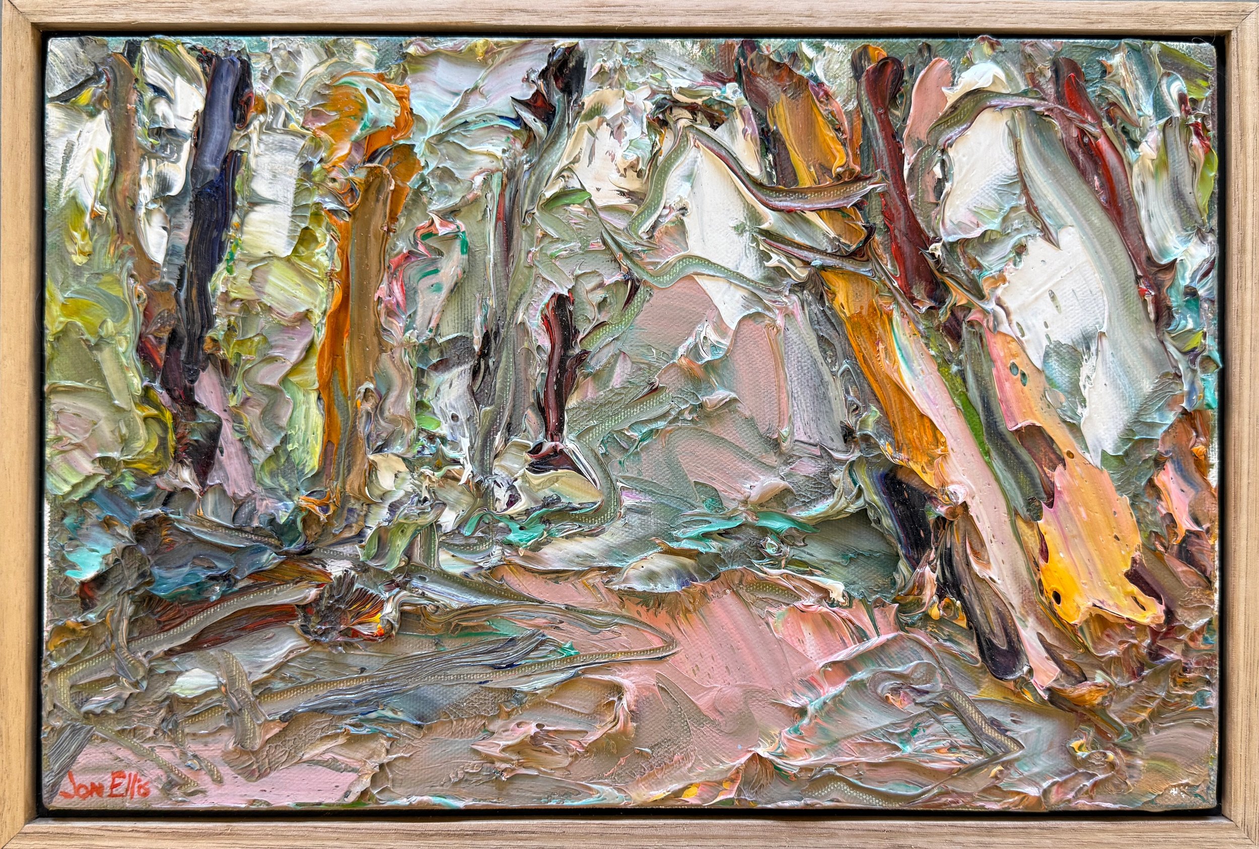 Landscape II – Oil on Canvas (framed) – 340 × 220mm – $600