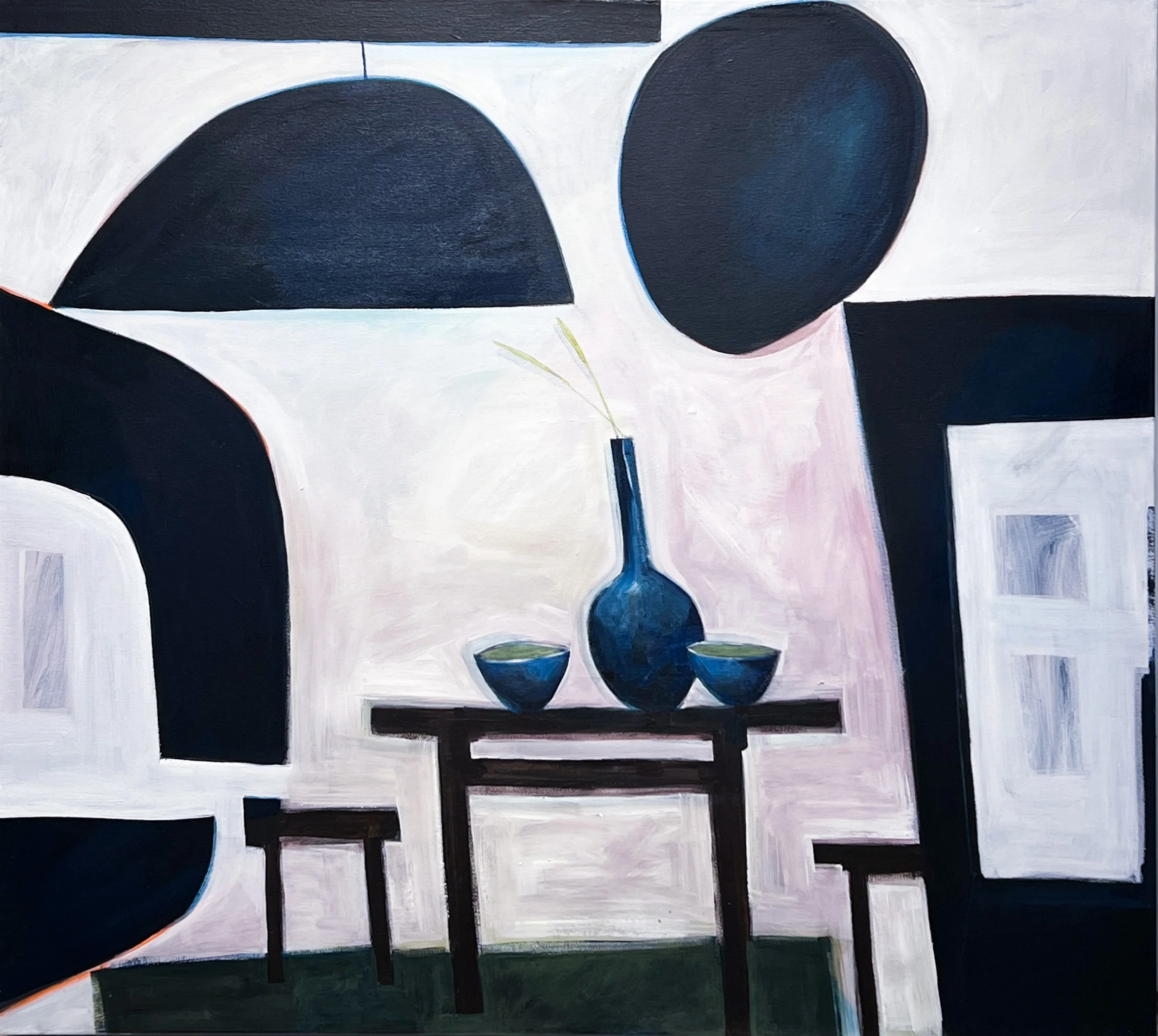 Waiting Room, 1060 x 960, framed, $1450