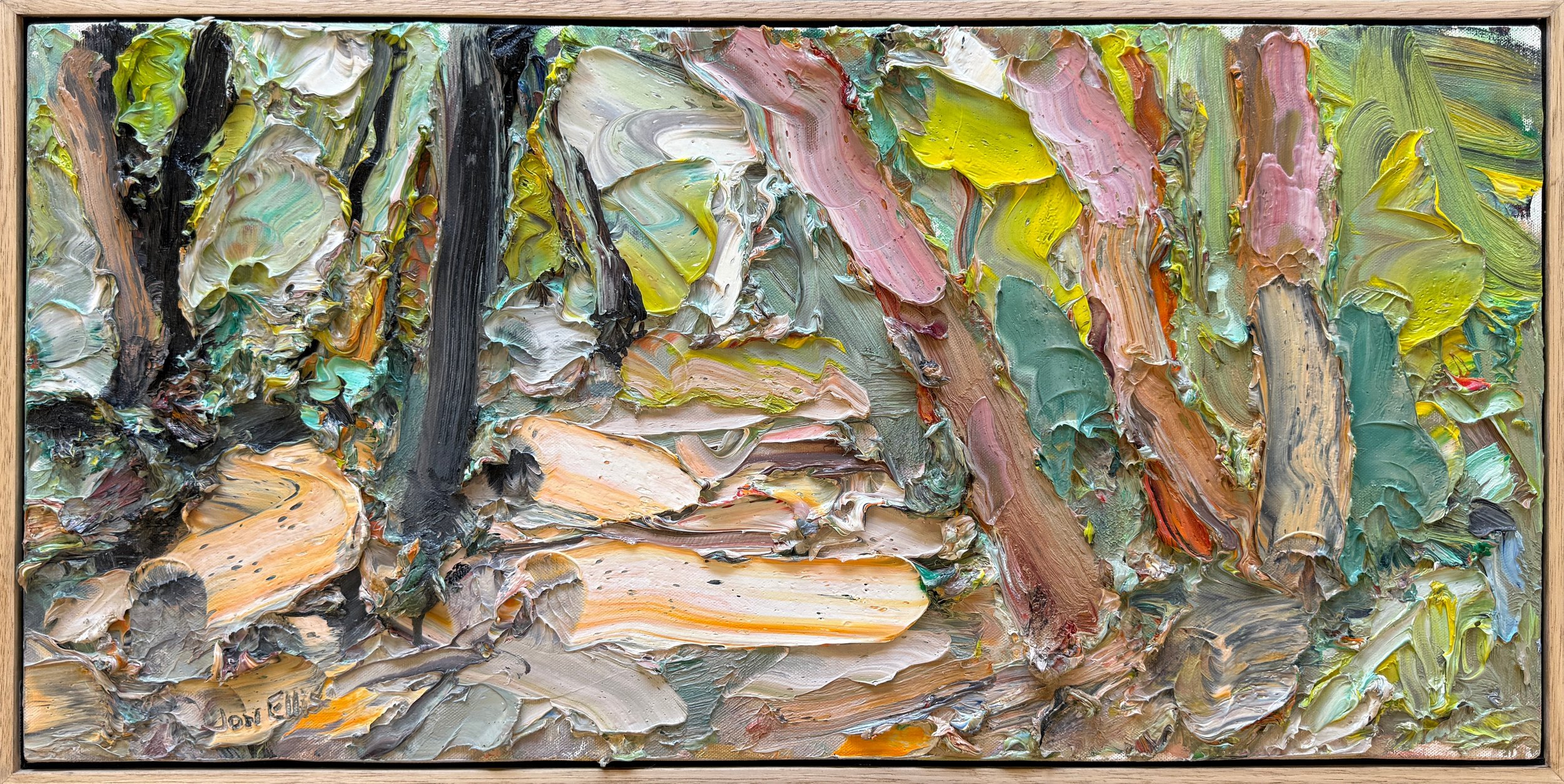 Landscape I – Oil on Canvas (framed) – 720 × 360mm – $1,300