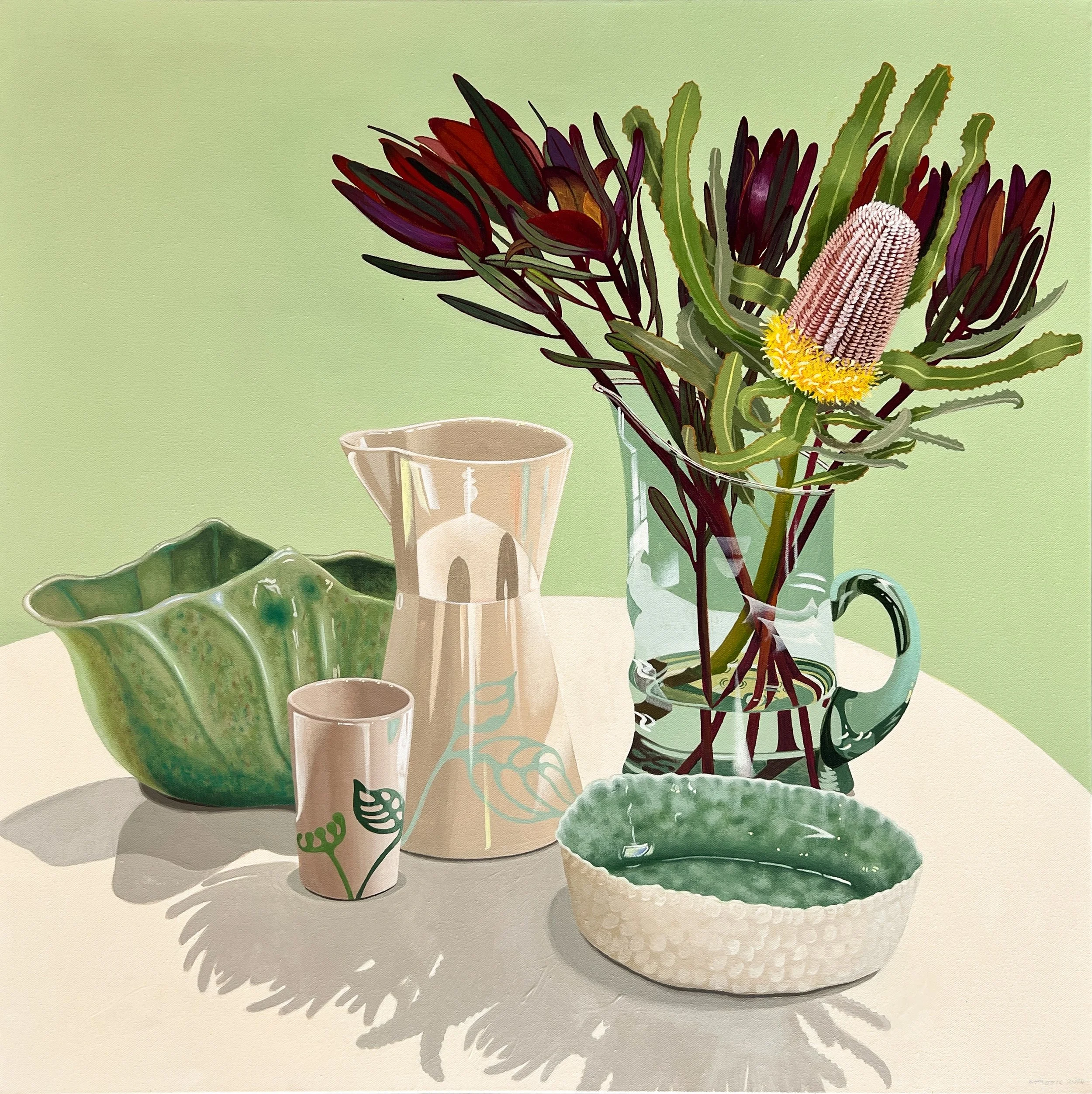 There’s room for everyone - Acrylic on canvas - 76 x 76cm - SOLD