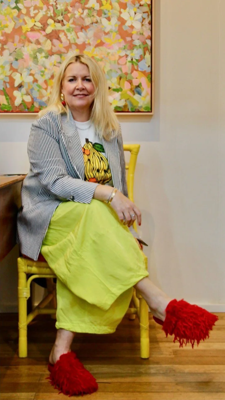 Anne Marie Cummins seated
