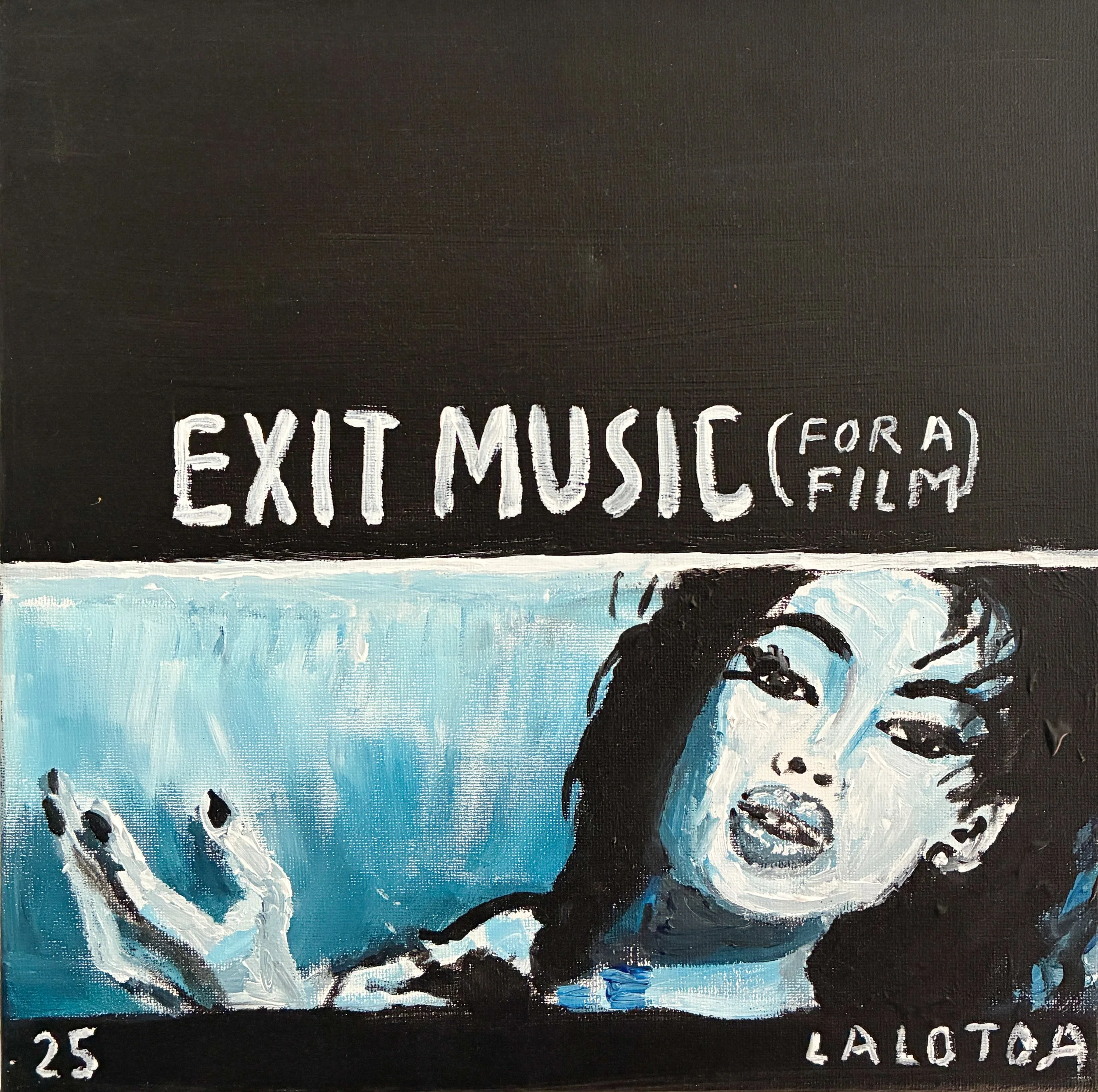 Raymond Tuifao Lalotoa  - Exit Music (For a film) – Acrylic on Canvas - 300 x 300mm – $350
