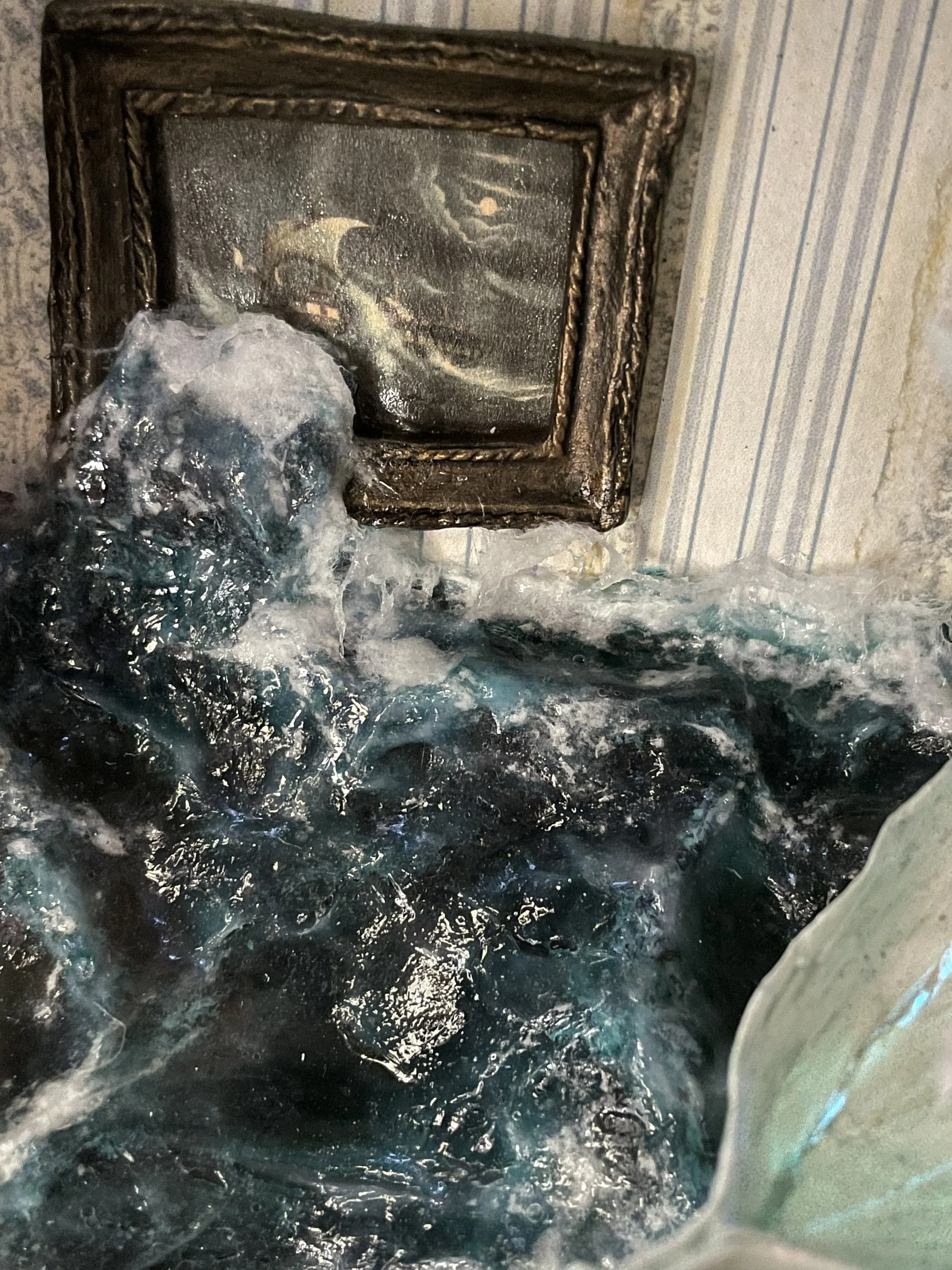 Detail of Where the Storm Rages (sold)