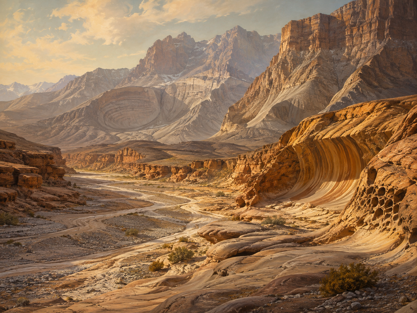 Even in the desert…