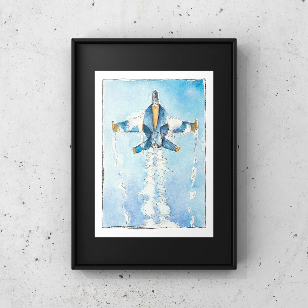 Blue Angels - Fine Art Giclee Print — jade boudreaux