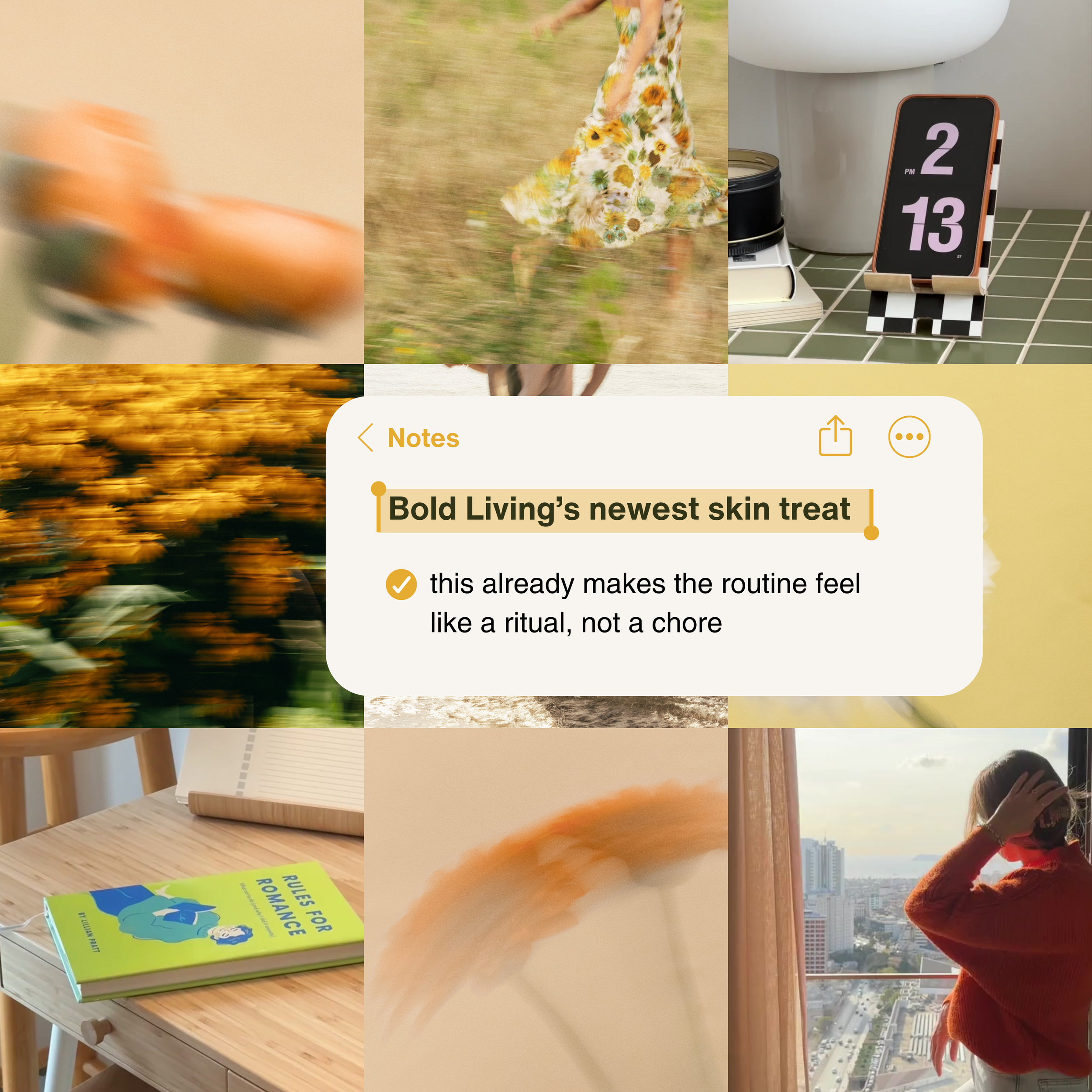 Lifestyle Instagram Post in Red Pastel Yellow Light Green Notes App Chic Style.png