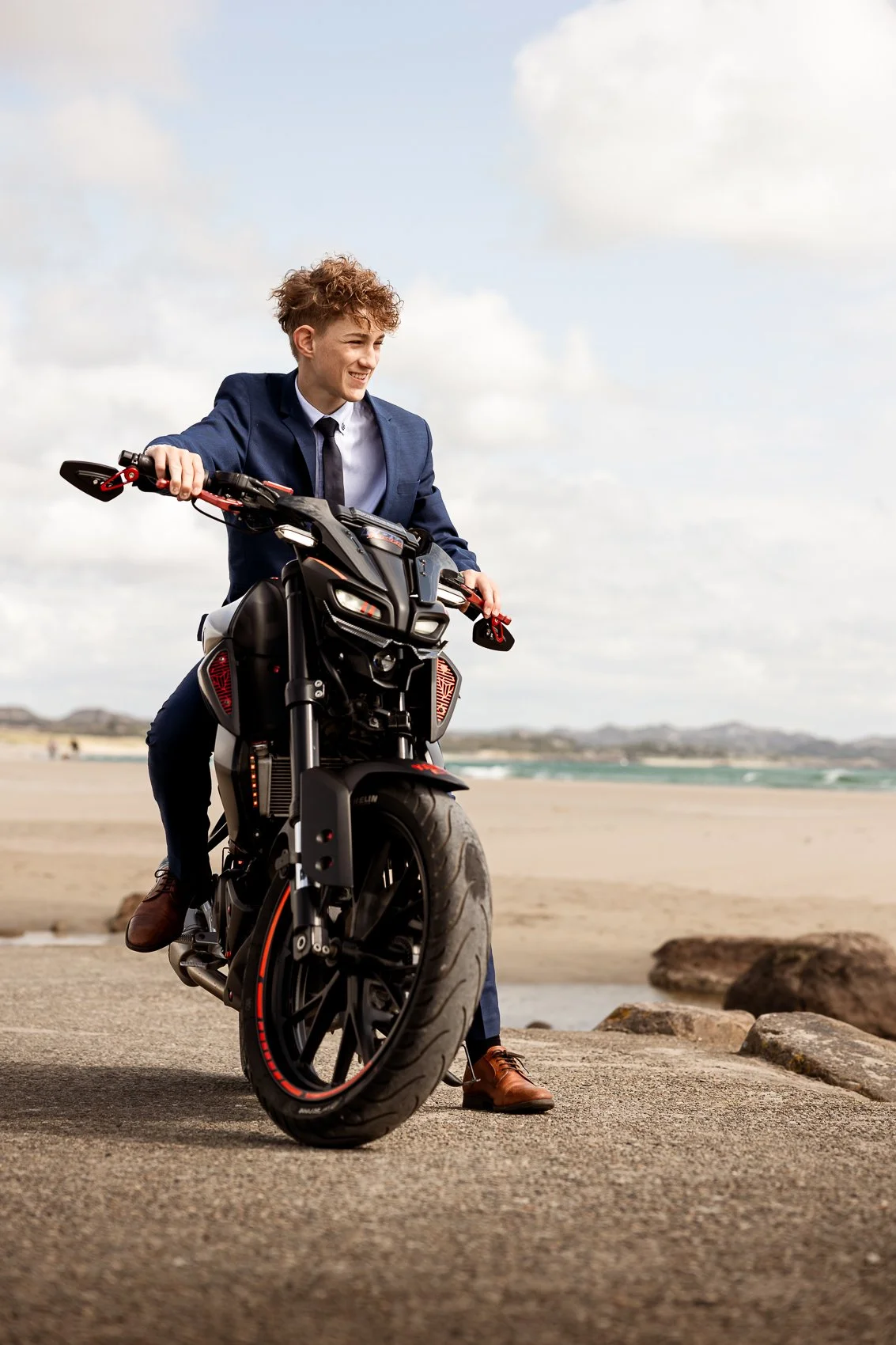 Fotograf Brusand Strand konfirmant