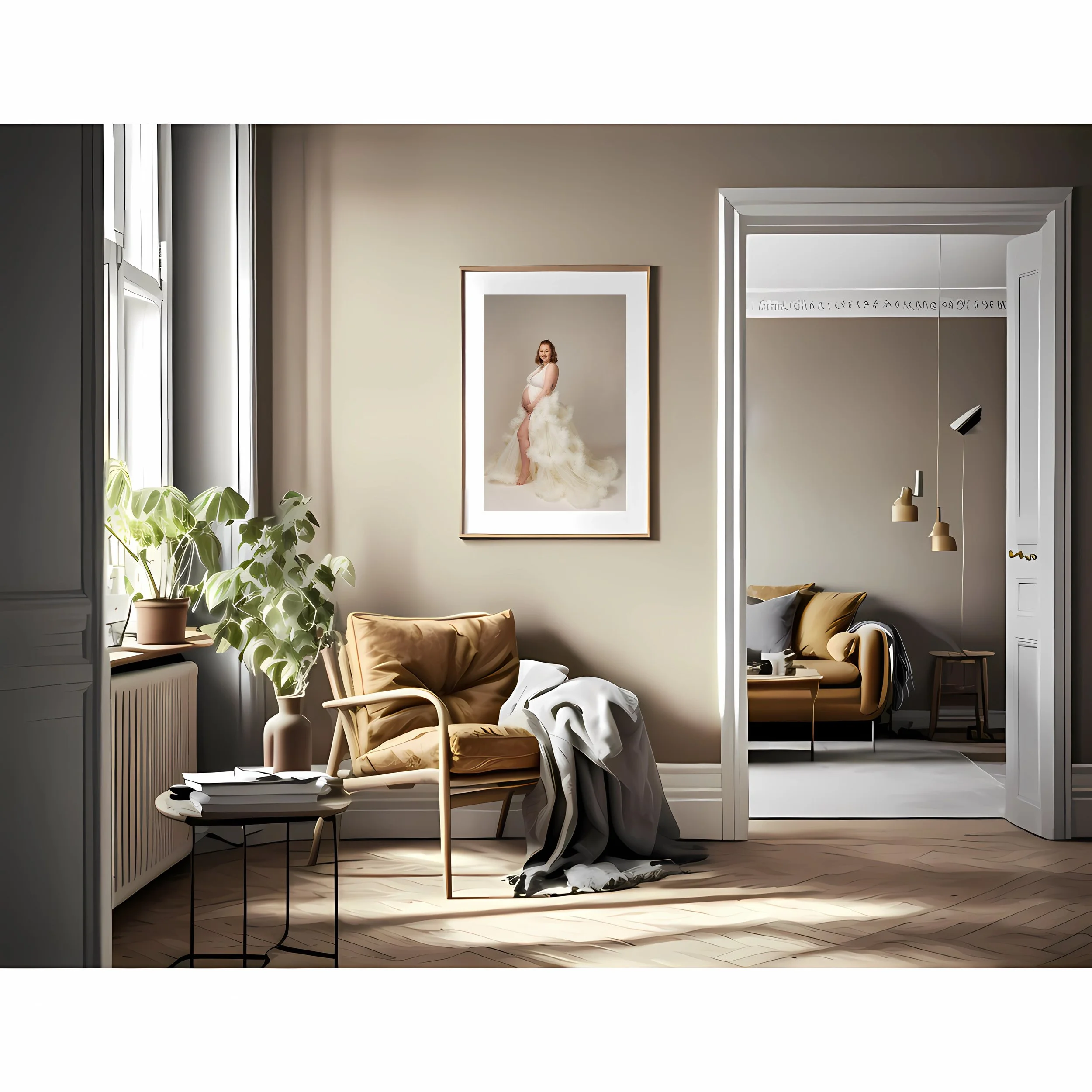 Gravidfotograf Jæren, interiør