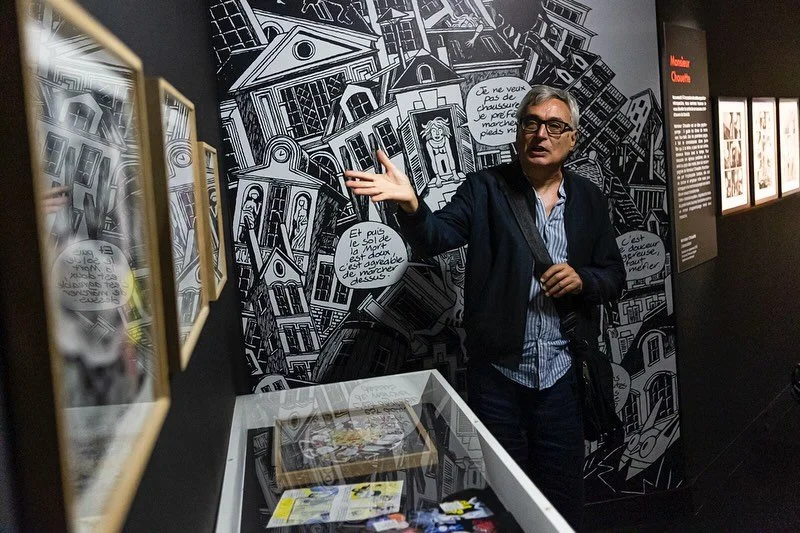 💭 Souvenirs de l’exposition David B. !
En raison d’un incident technique, l’exposition David B. à la bibliothèque Mériadeck n’est malheureusement plus visible. 
📸 Retour en images sur l’expositio