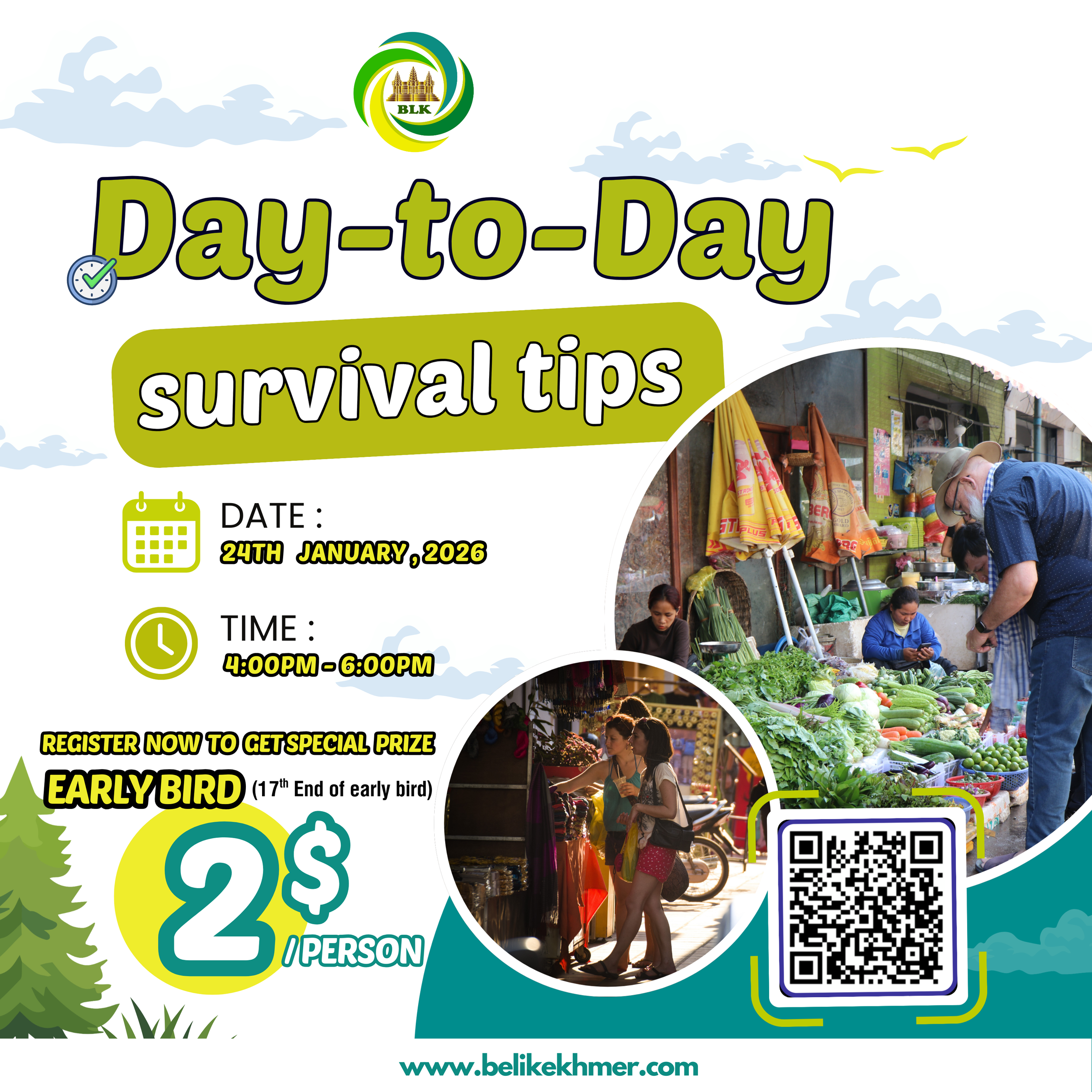 Day-to-Day Survival tips Siem Reap 