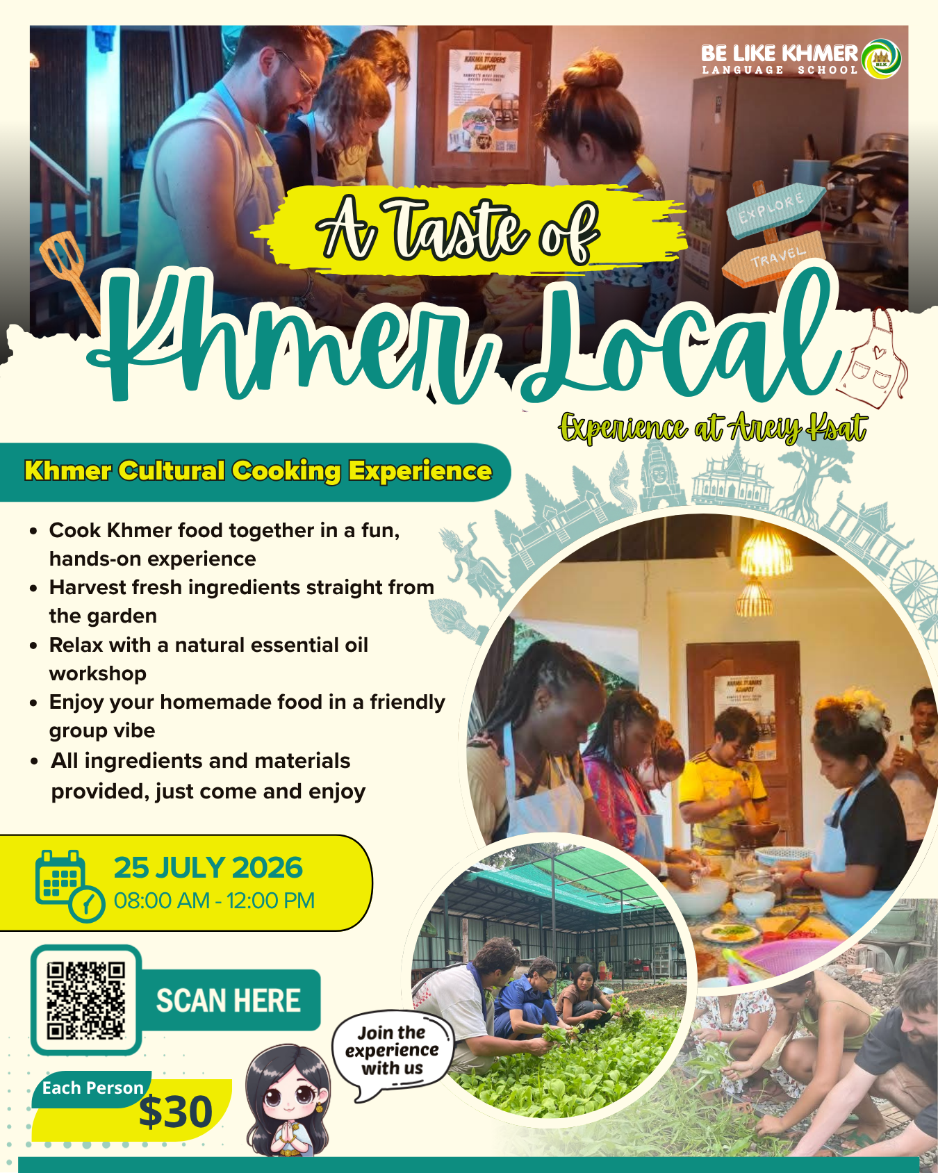 A Taste Of Khmer Local Experience at Areiy K’sat
