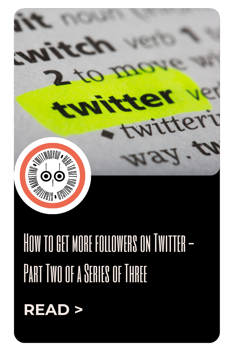 How to get more followers on Twitter