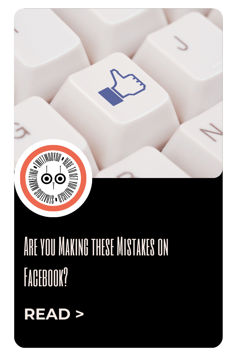 3 of the most common mistakes you might be making on facebook