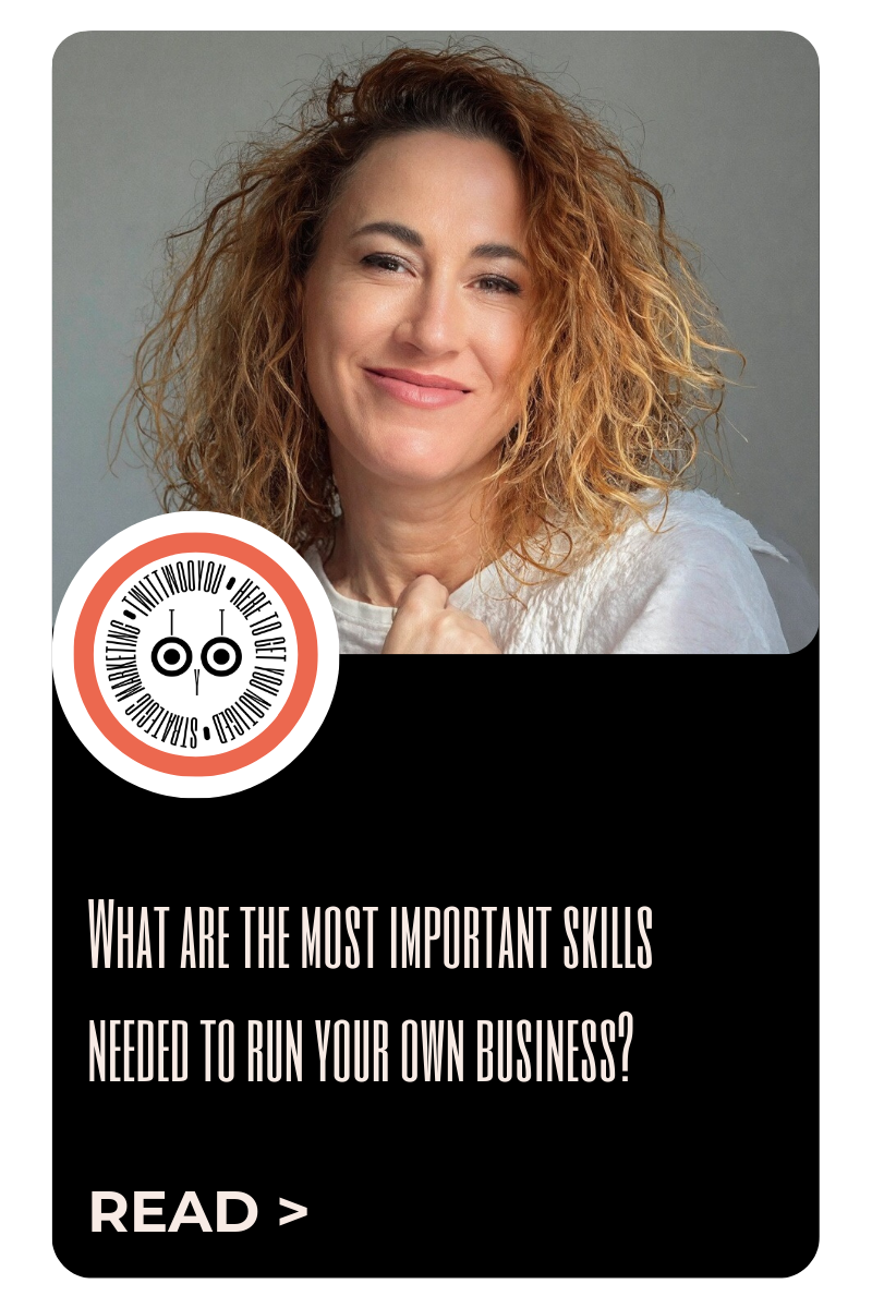 What are the most important skills needed to run your own business?