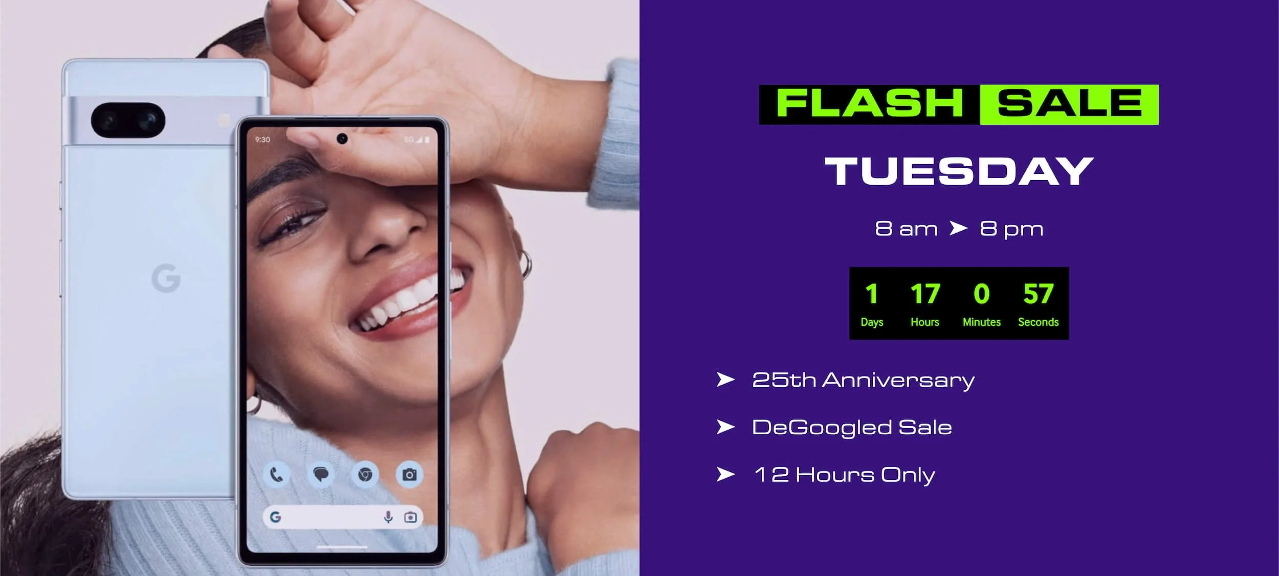 Squarespace 7.1 — How To Add a Countdown Timer — THREE CATS DeGoogled Phones Privacy Laptops