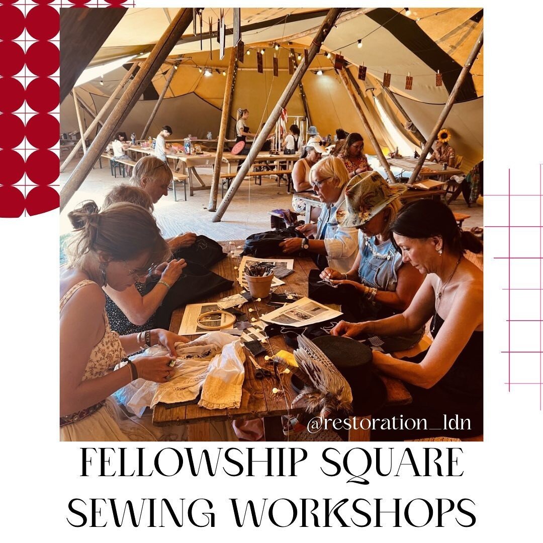 REPOST from @walthamforestfashion &ndash; we'll be part of this lovely event from 1pm to 3pm today. Bring something you'd like to mend and join us!

Calling all sewers!

S O C I A L S E W I N G!🧵

As well as the children&rsquo;s tote bag workshop, t