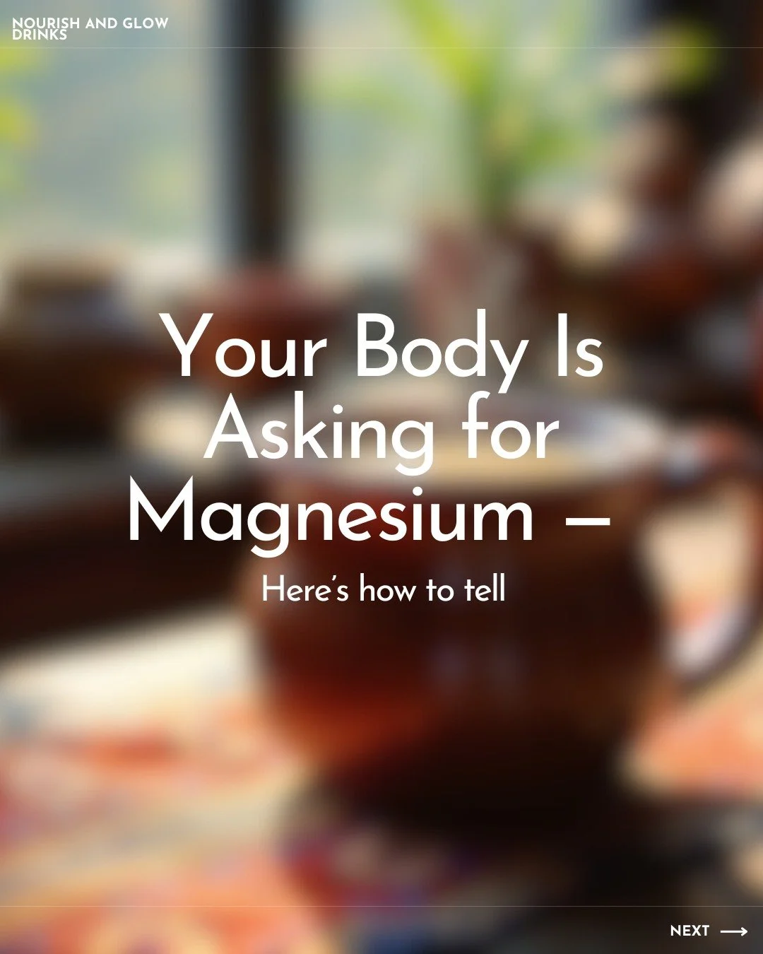 Your body is always talking &mdash; sometimes it just speaks in whispers.
When you&rsquo;re low on magnesium, those whispers might sound like muscle cramps, restless nights, chocolate cravings, or constant stress.

Magnesium is behind over 300 essent