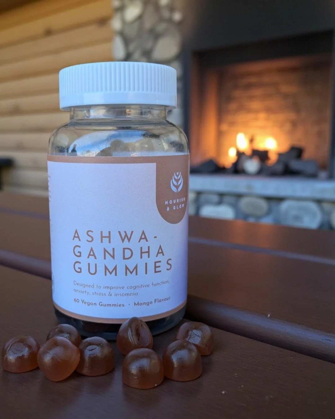 Slow mornings, soft light, and a little help from nature 🌿

These Ashwagandha Gummies are the perfect cosy day companions &mdash; they help melt away stress, calm the mind, and keep you grounded through busy weeks. 

Because self-care doesn&rsquo;t 