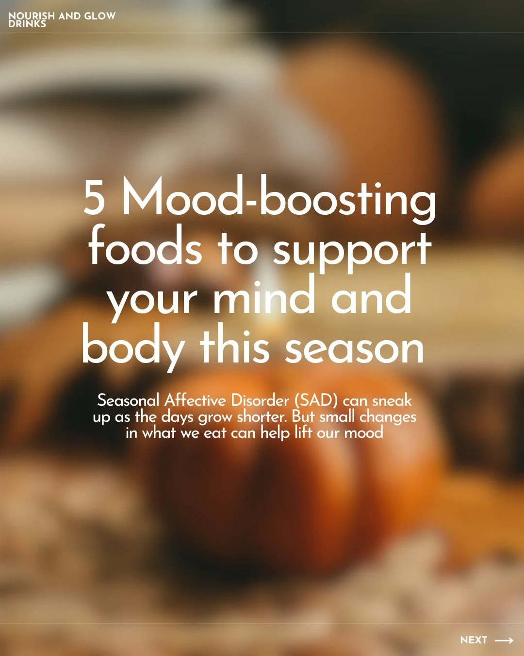 When the days get shorter and your mood dips, what&rsquo;s on your plate can make a real difference. 

These 5 foods are our go-tos for supporting mental well-being during the darker months &mdash; nourishing the body and soothing the mind:

Think of