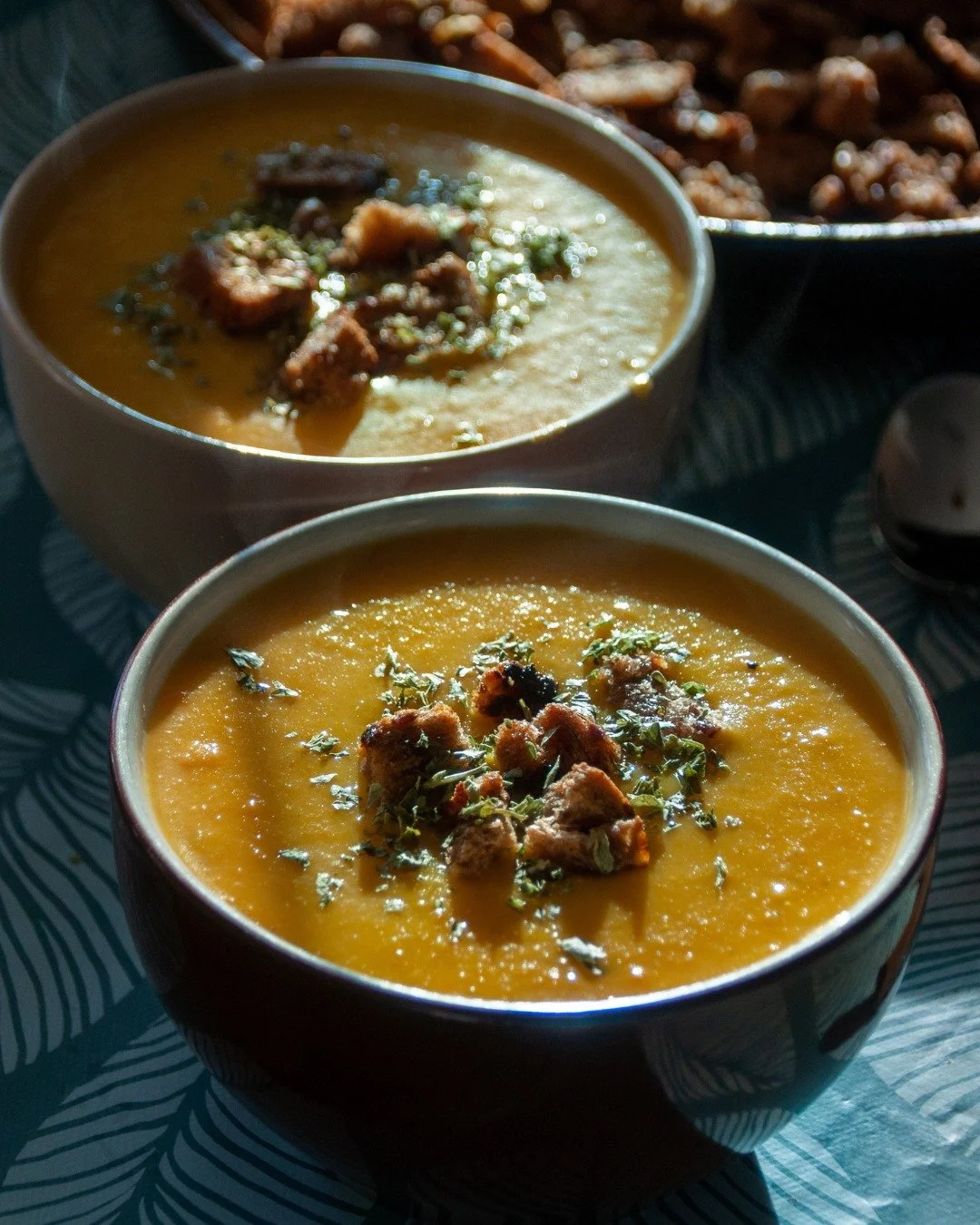 ✨ Sweet Potato + Carrot Immune-Boosting Soup ✨

A cozy, nourishing bowl made even better with cordyceps and turkey tail mushroom powder from our wellness line. Perfect for cooler days or anytime you want something soothing and vibrant. 

What you&rsq