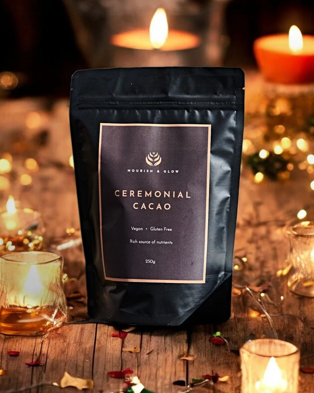 Wrap up warmth, comfort, and a little ritual magic this Christmas.
Our Ceremonial Cacao makes the perfect gift &mdash; for someone you love or for your own slow, cosy moments this season.

Rich, velvety, and intentionally crafted, Ceremonial Cacao ha