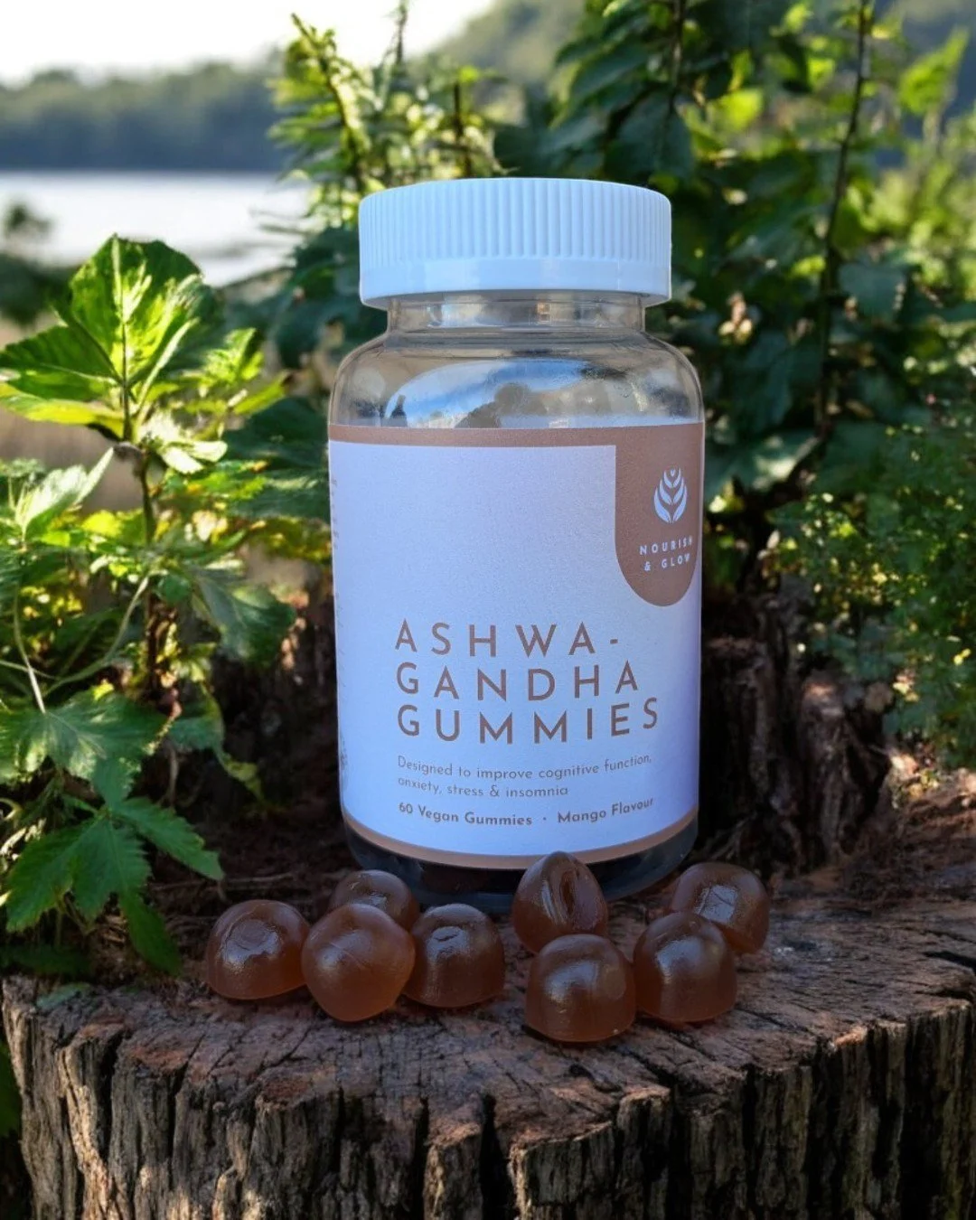 Find your calm, naturally 🌿

Our Ashwagandha Gummies are designed to support a more balanced, relaxed you &mdash; because stress doesn&rsquo;t have to run the show.

Ashwagandha is an adaptogen, meaning it helps your body better manage stress over t