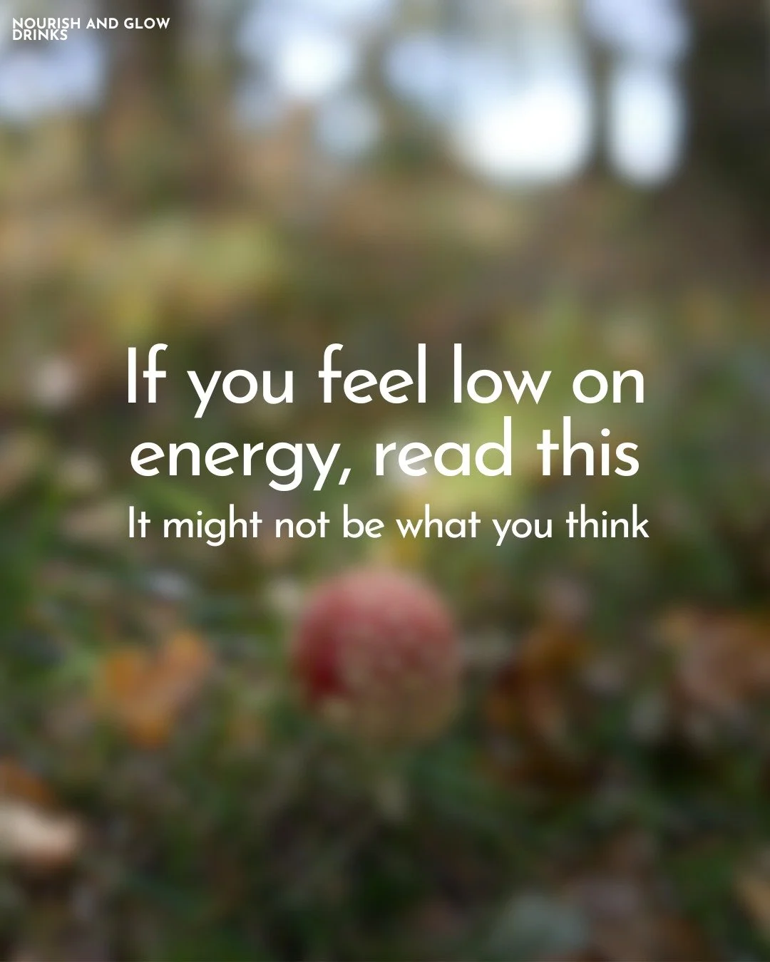 You&rsquo;re not just &ldquo;low energy&rdquo;&hellip;
you&rsquo;re living in a way that drains it

Modern life keeps us overstimulated, undernourished and constantly &ldquo;on&rdquo;
and then we wonder why we feel exhausted

It&rsquo;s not a lack of