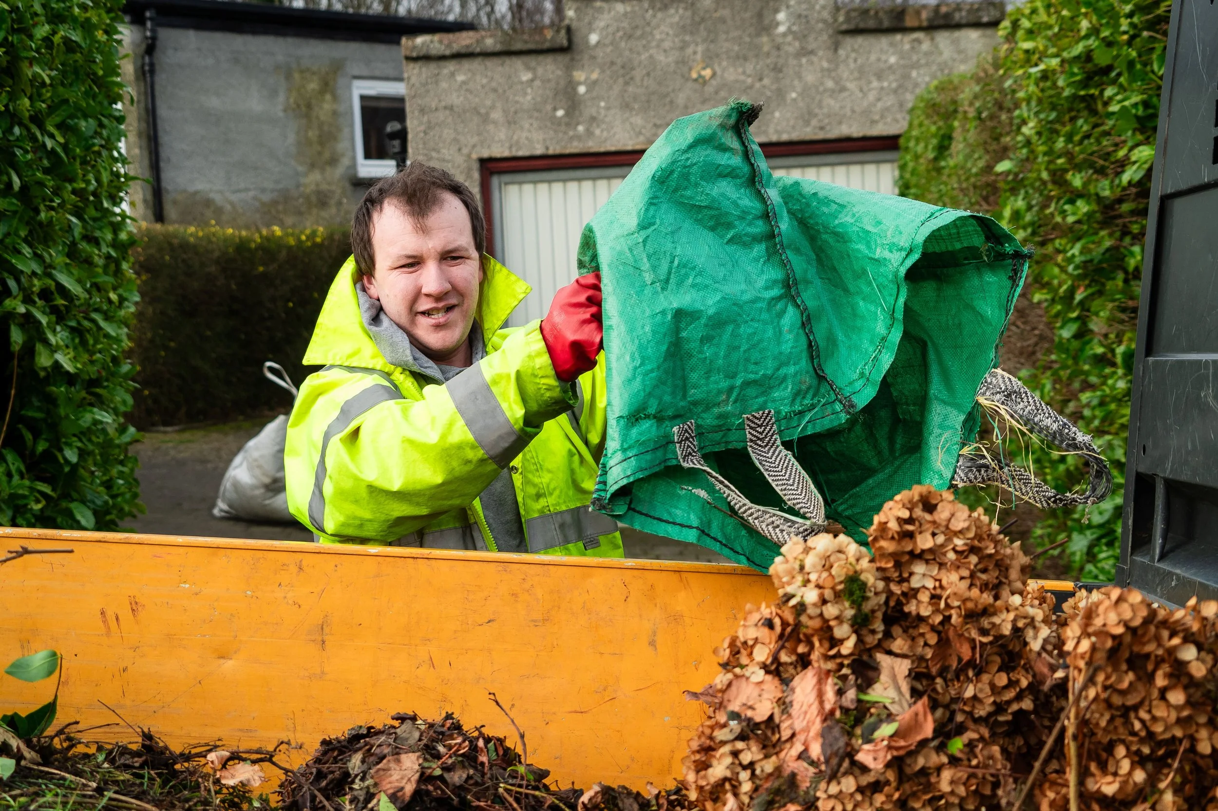 Green waste special uplift or other horticultural service