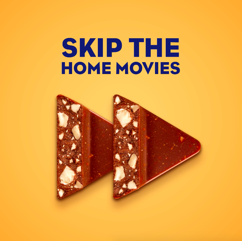 We opted for recognisable symbols and common activities, such as Netflix...