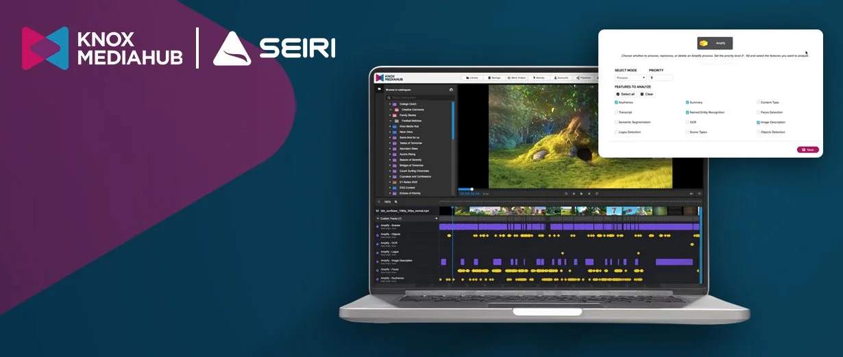 Knox Media Hub Integrates Amplify’s AI Metadata Engine to Operationalize AI in Media Supply Chains