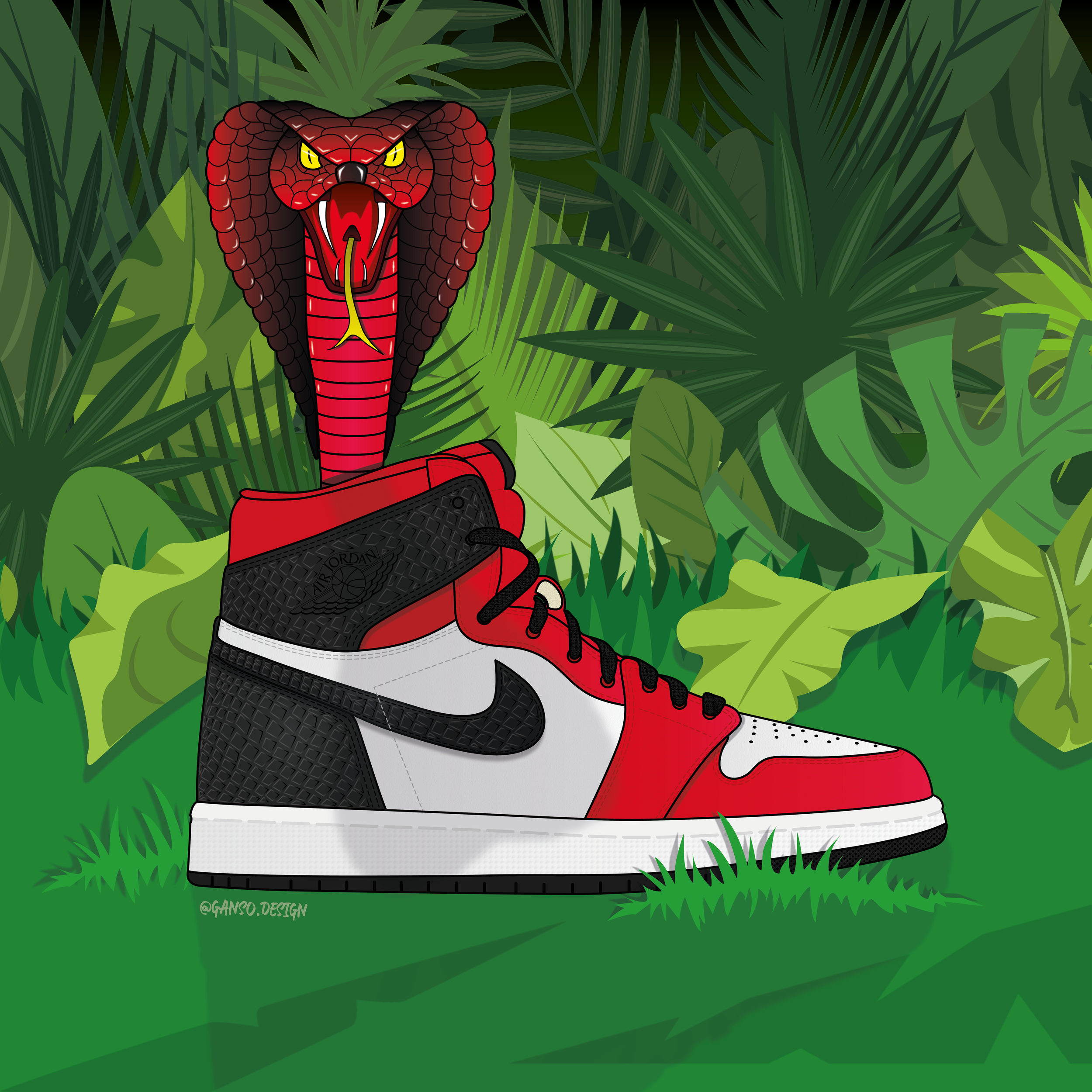 Air Jordan 1 High Satin Snakeskin Chicago