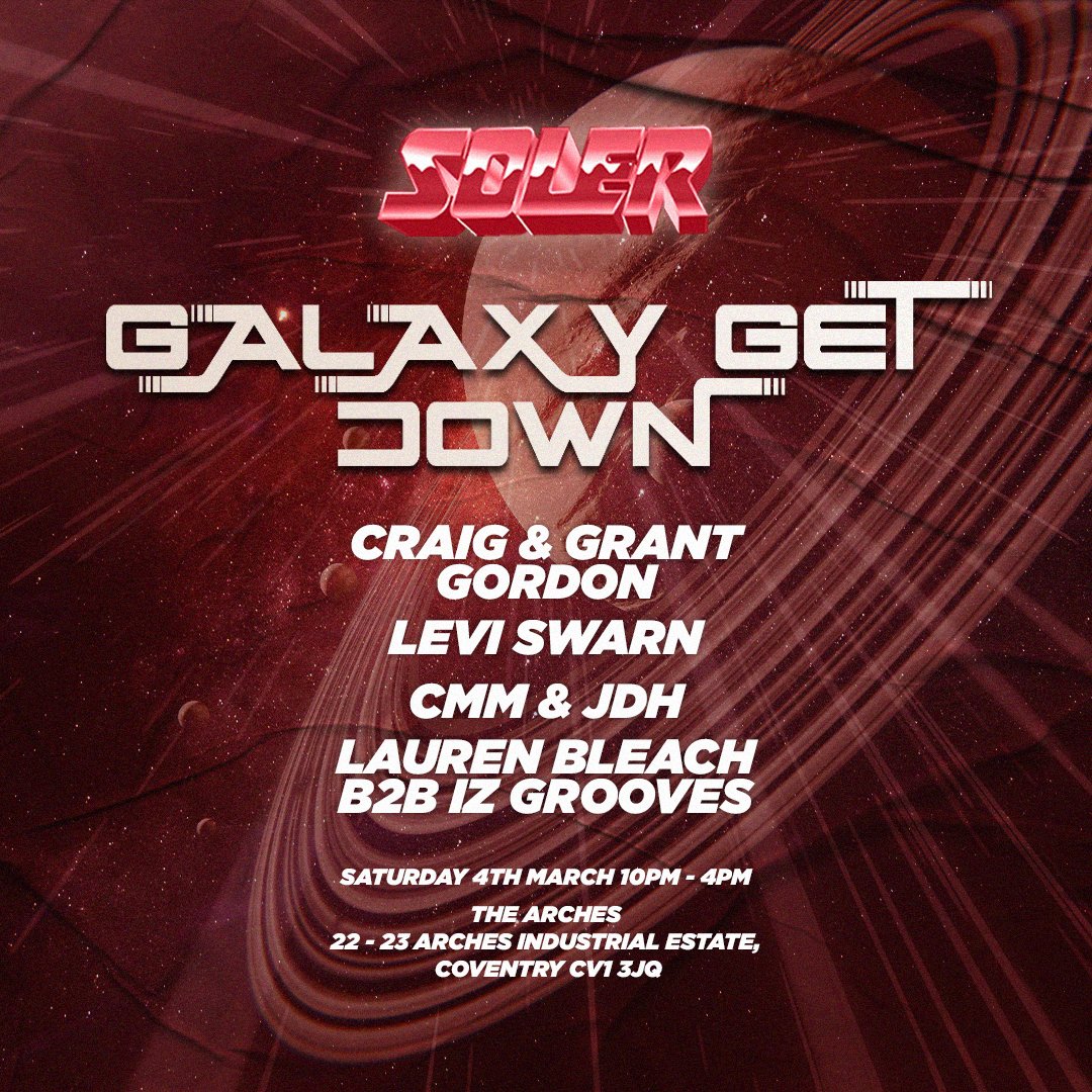 Soler Galaxy Get Down March '23