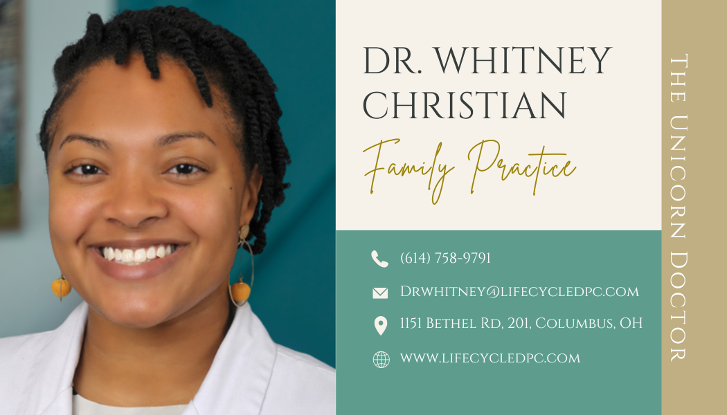 Welcome Dr. Whitney Christian to The Team