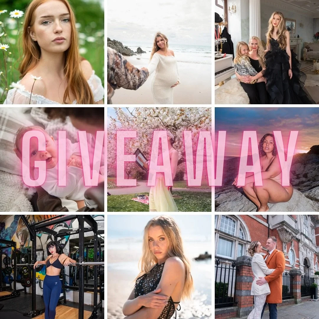 ✨✨ PHOTOSHOOT GIVEAWAY ✨✨ 

WIN A 1 HOUR SESSION OF YOUR CHOICE 💖📸

To celebrate being in business 4 years this December, I have decided to do a little giveaway to say thank you to everyone that has ever booked in a shoot with me🎉📸🥰✨🫶🏻 

The w