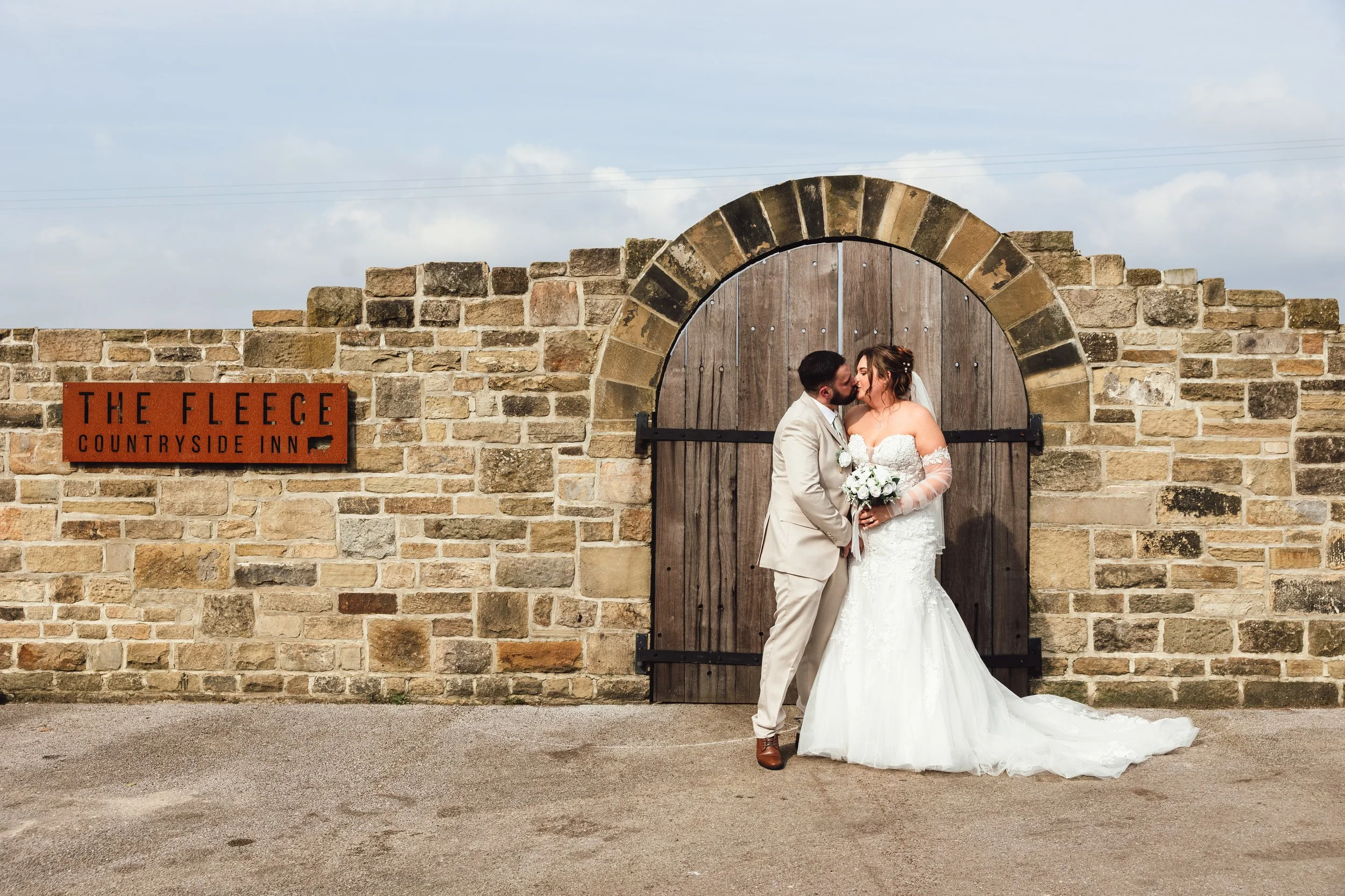 The Fleece Countryside Inn wedding photographer halifax west yorkshire photography