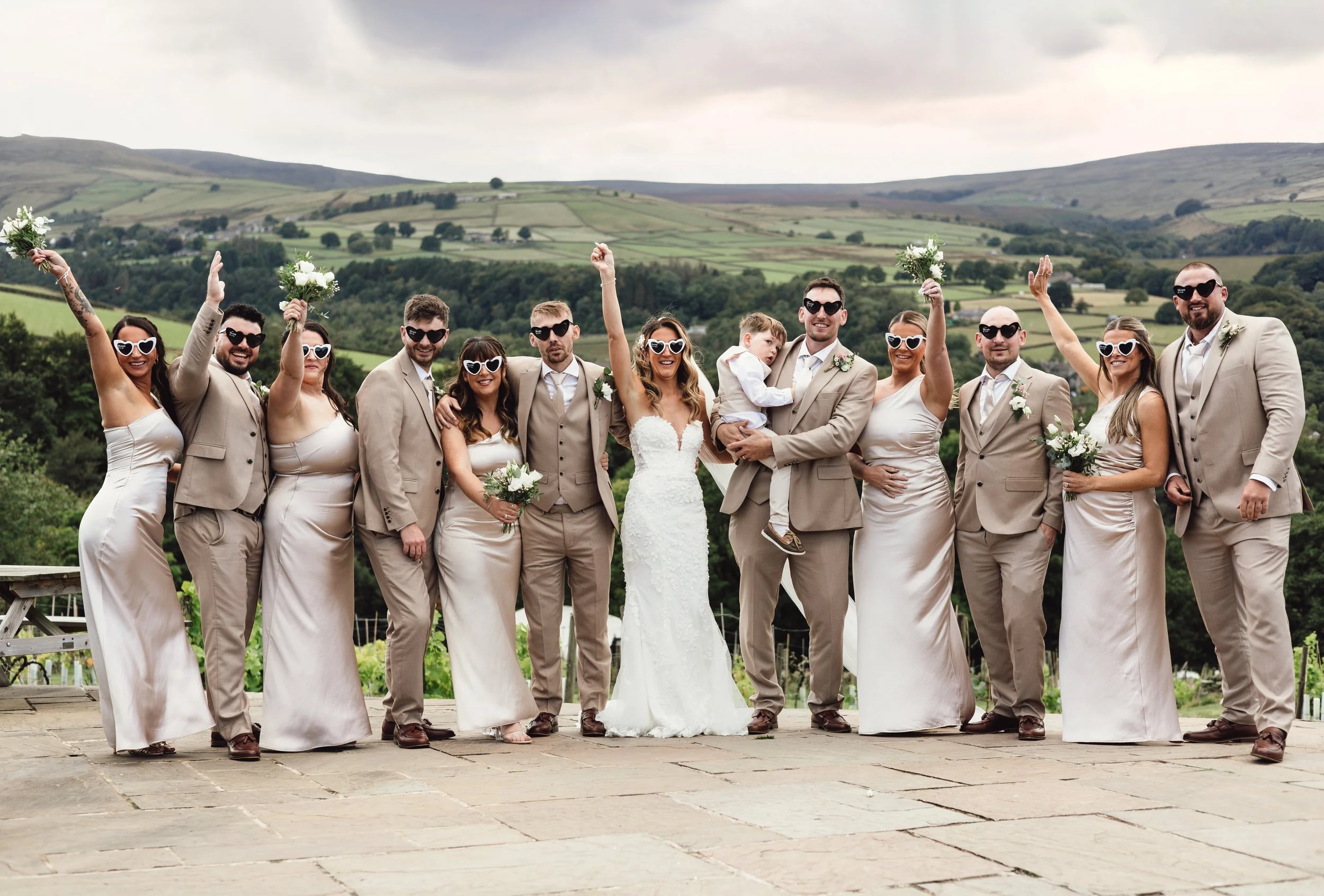 Holmfirth Vineyard wedding photographer huddersfield west yorkshire photography