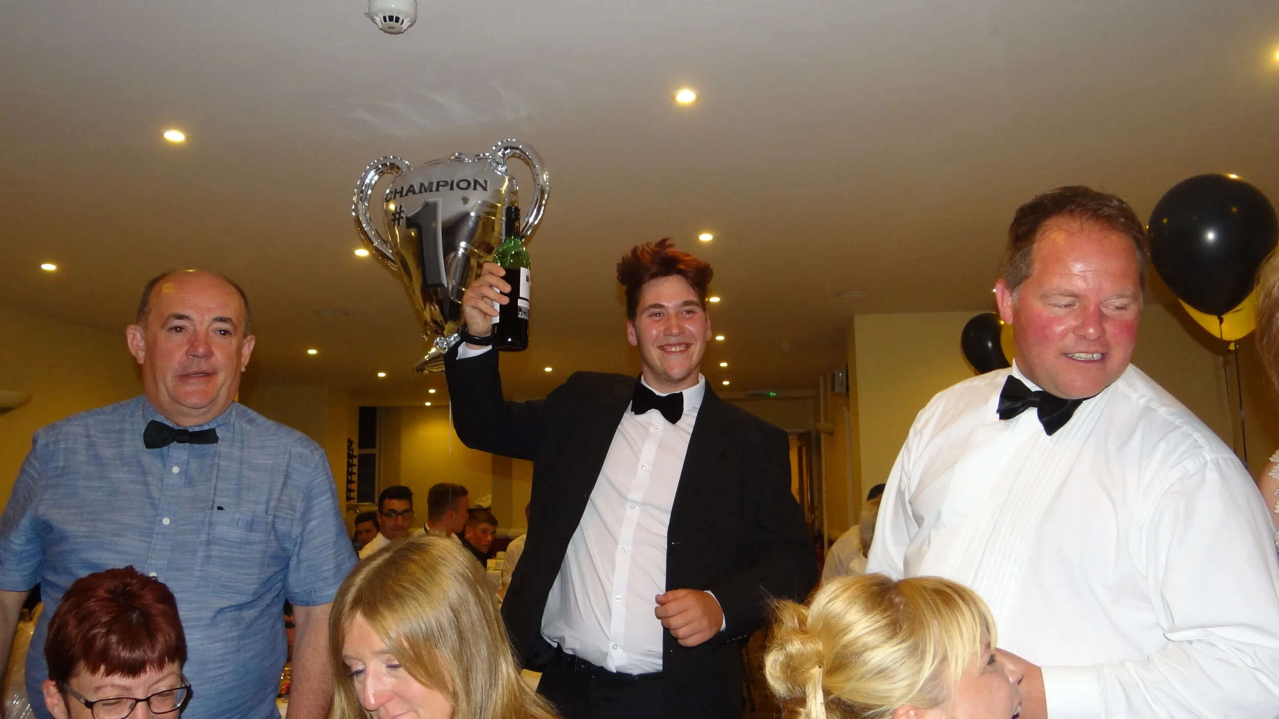 Youth league winners celebration