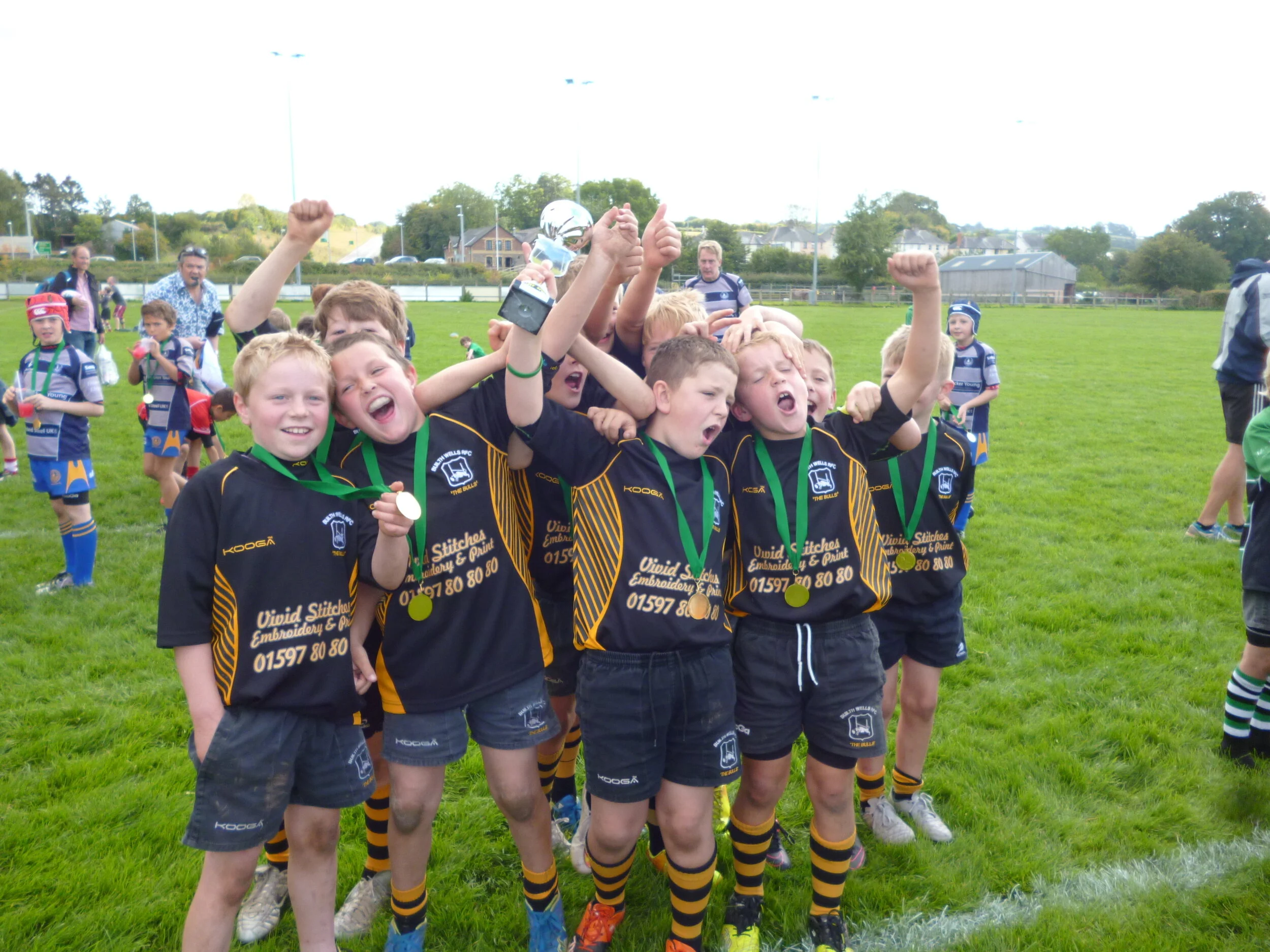 Builth Wells RFC Under 10s win Gwernyfed Tournament