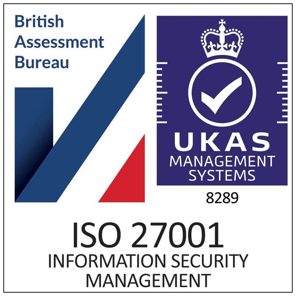 ISO 27001 Accreditation logo