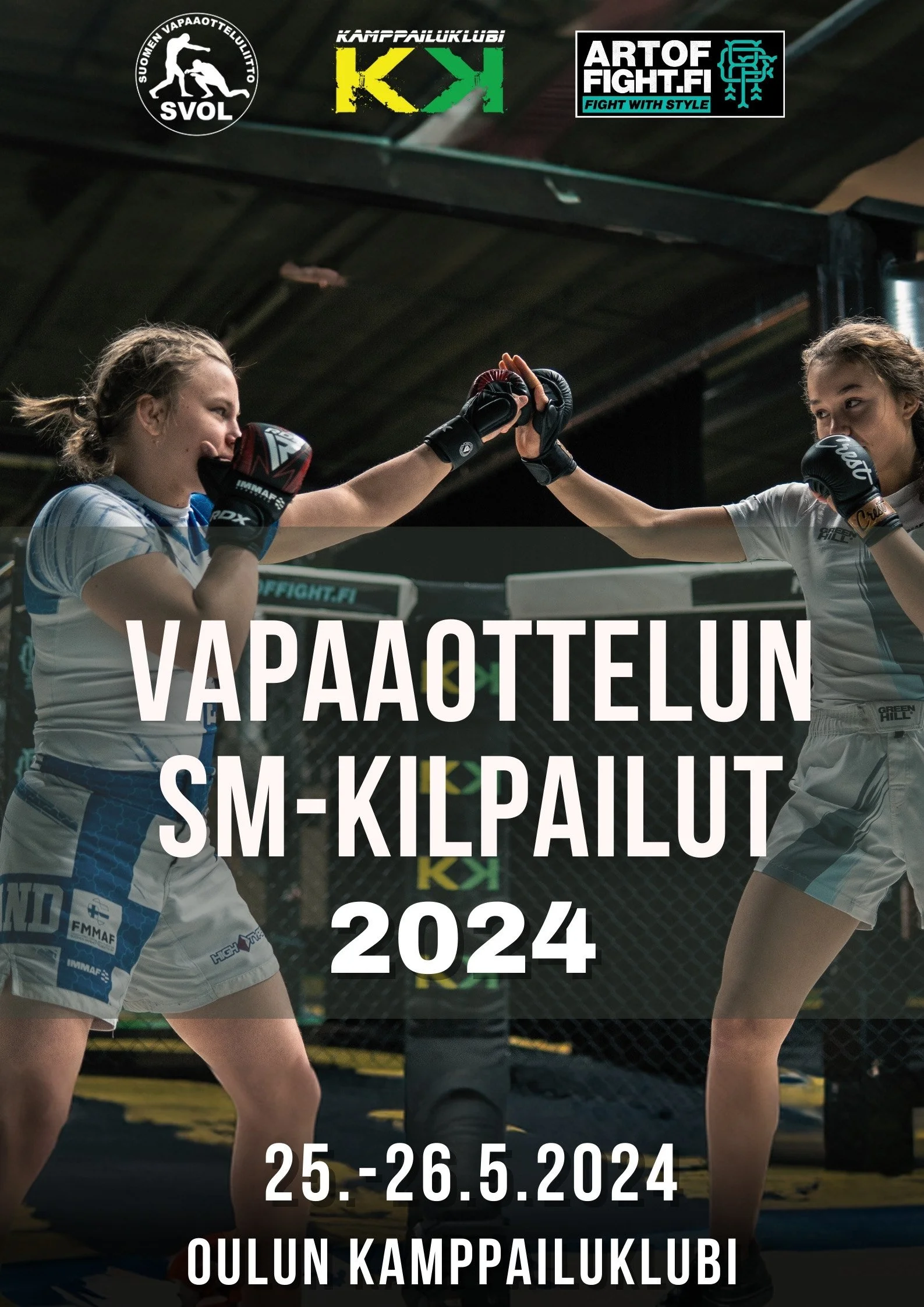 Vapaaottelun JR SM-kilpailut 2024 tulokset