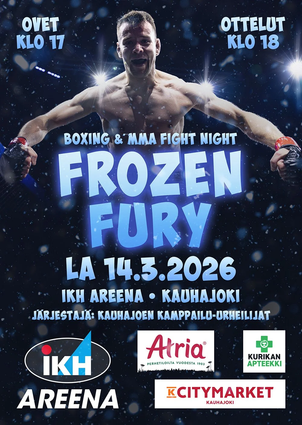 La  14.3.2026 Frozen Fury  Kauhajoki IKH Areena  