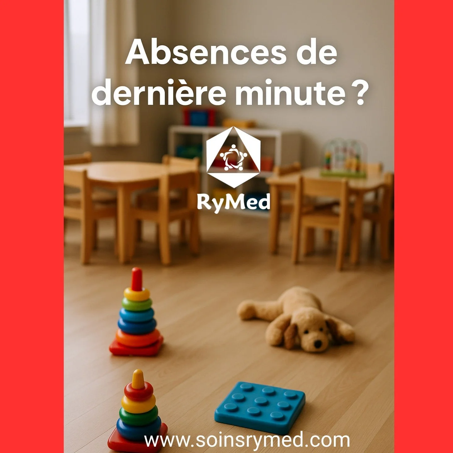 ✨ Absences de derni&egrave;re minute ? ✨
On le sait&hellip; en CPE et garderie, une &eacute;ducatrice qui manque &agrave; l&rsquo;appel = une journ&eacute;e chamboul&eacute;e pour toute l&rsquo;&eacute;quipe 😵&zwj;💫.

👉 Chez RyMed, on comprend vos