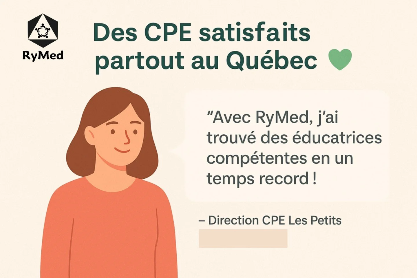 👶 Pourquoi les CPE font confiance &agrave; Soins RyMed pour le placement de leur personnel &eacute;ducateur ?

Parce que nous comprenons vos d&eacute;fis quotidiens et que notre priorit&eacute; est la qualit&eacute; et la fiabilit&eacute; du service