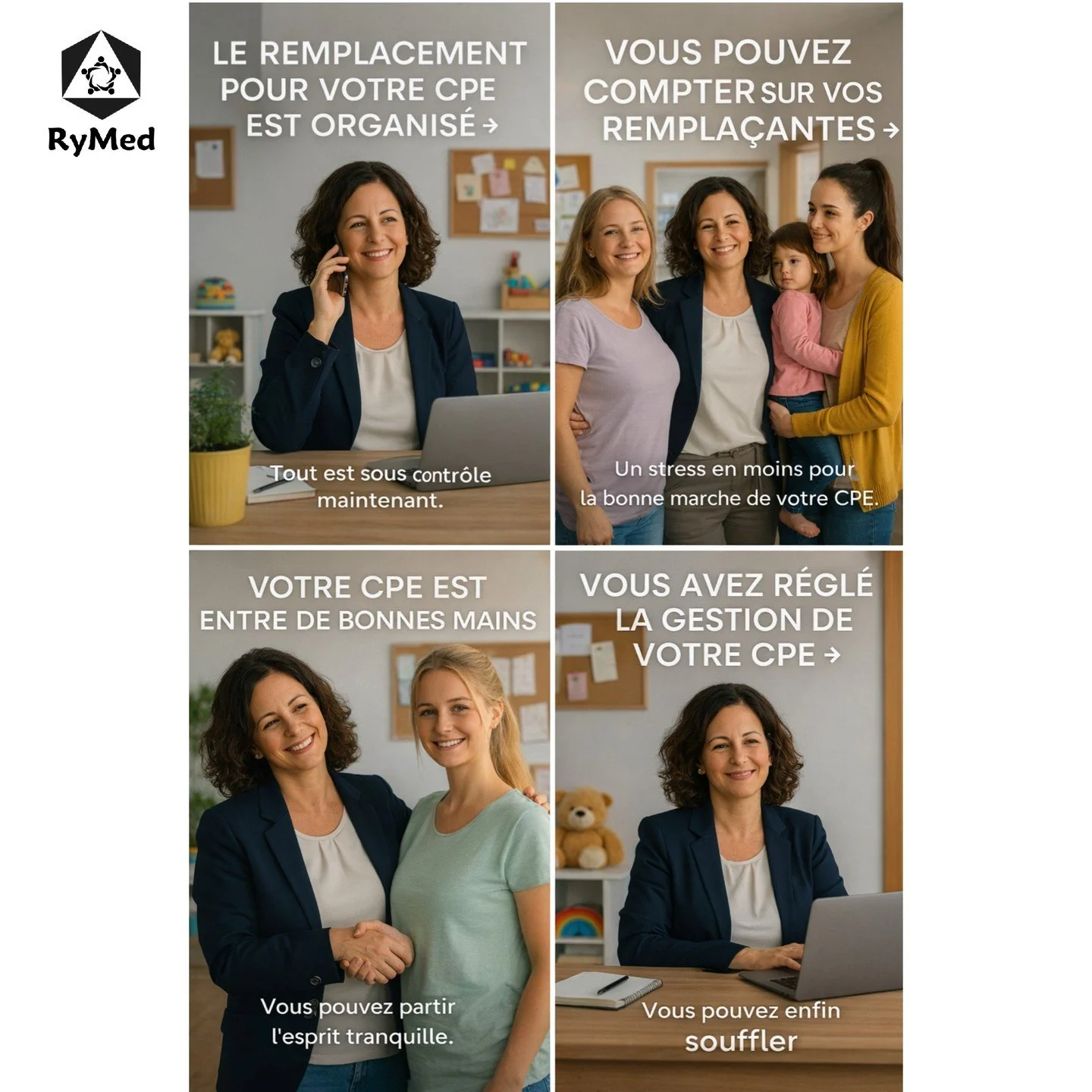 👉 En tant que gestionnaire de CPE, vous savez ce que &ccedil;a fait quand une &eacute;ducatrice manque &agrave; l&rsquo;appel au dernier moment&hellip; le stress monte, les parents attendent, l&rsquo;&eacute;quipe s&rsquo;essouffle.

💡 Chez RyMed P