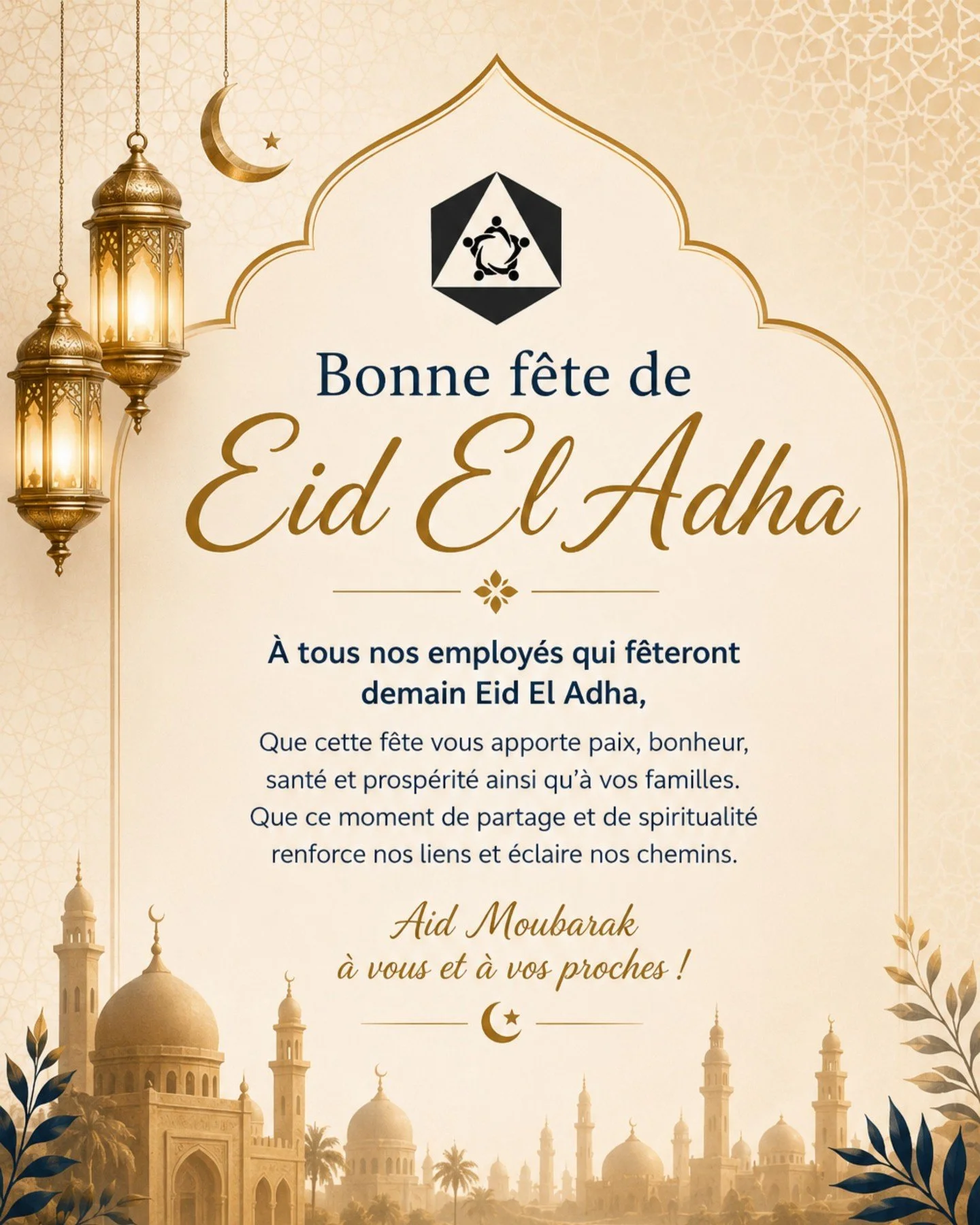 L&rsquo;Eid El Adha est un moment de partage, de r&eacute;flexion et de gratitude. 🌙✨

Chez RyMed, nous croyons &agrave; l&rsquo;importance de c&eacute;l&eacute;brer la diversit&eacute; qui enrichit notre &eacute;quipe. Nous tenons &agrave; offrir u