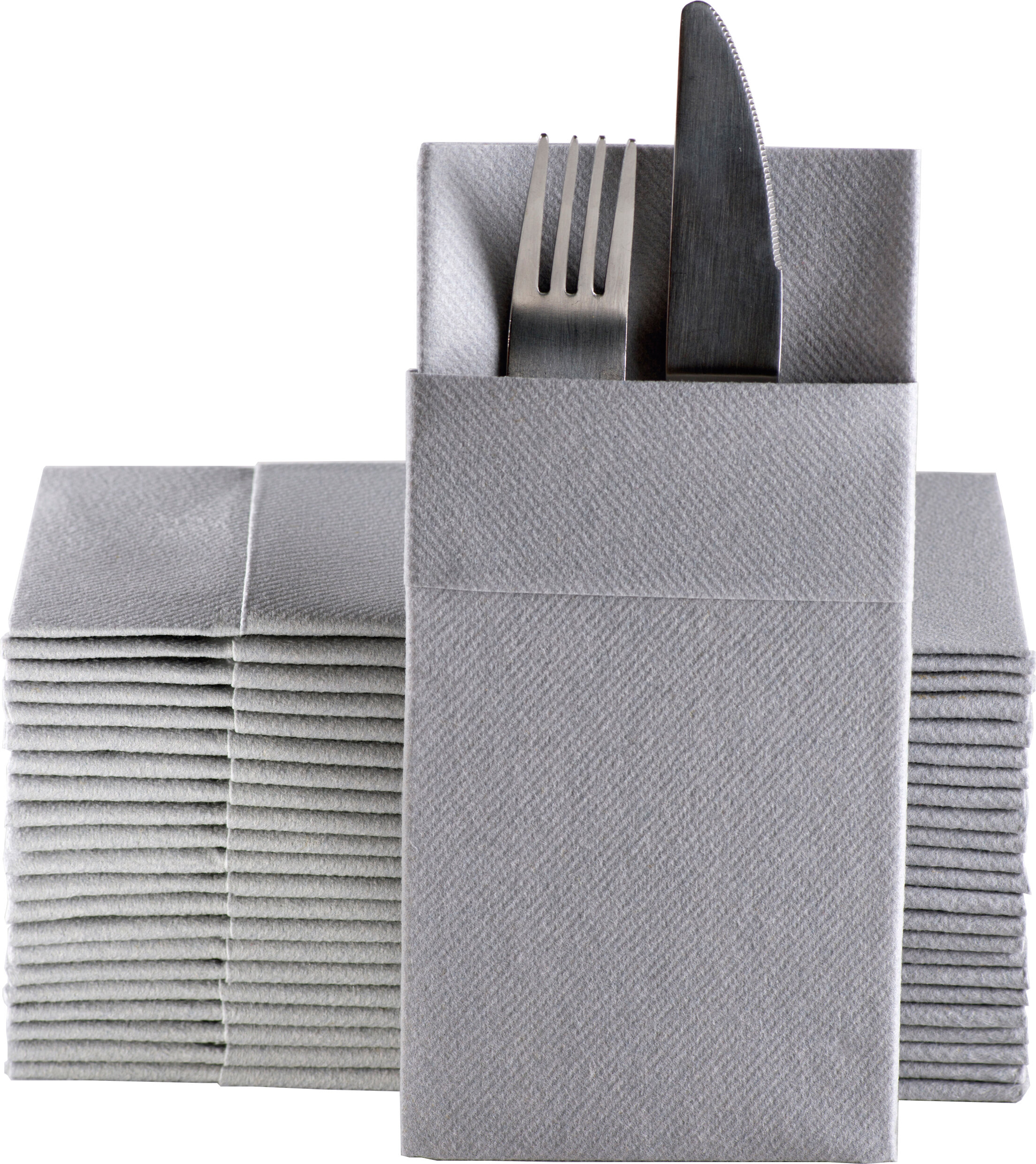 Pack of 100 Wedding Dinner Or Any Occasion. 100 Linen-Feel Colored Paper Napkins Decorative Cloth-Like GRAY Luncheon Napkins Party For Kitchen Soft And Absorbent 