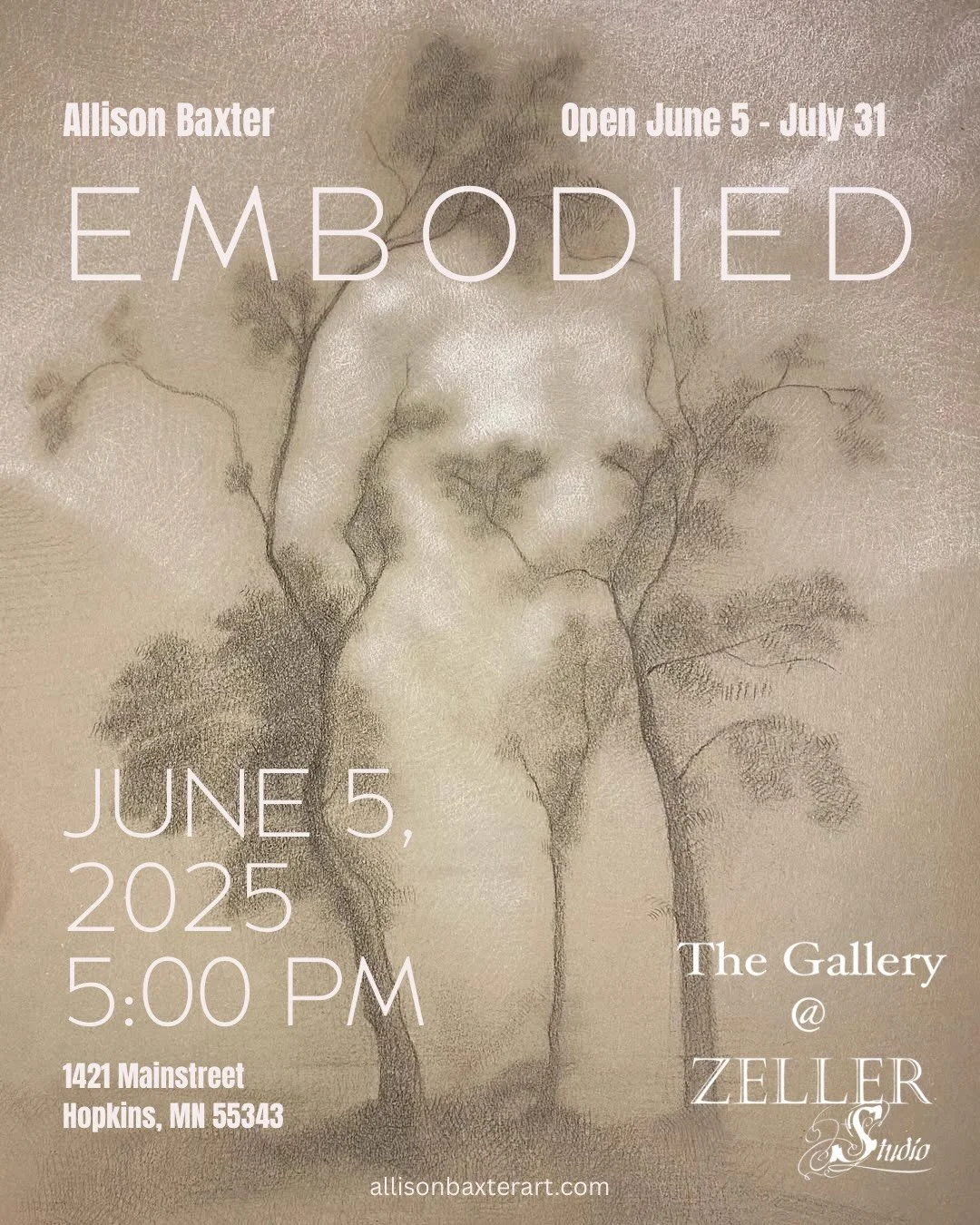 Artist’s Reception: Allison Baxter, Embodied