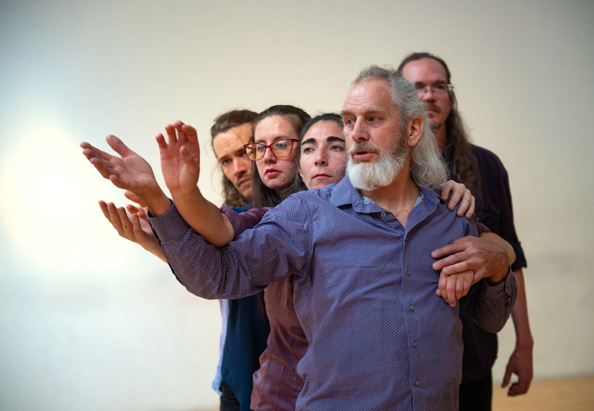 We are excited for this improv event on Saturday. 

"I&rsquo;m very grateful for the whole process we have been in, working intimately to open all the channels of listening and sharing movement, sounds, feelings, images. Really experiencing impr