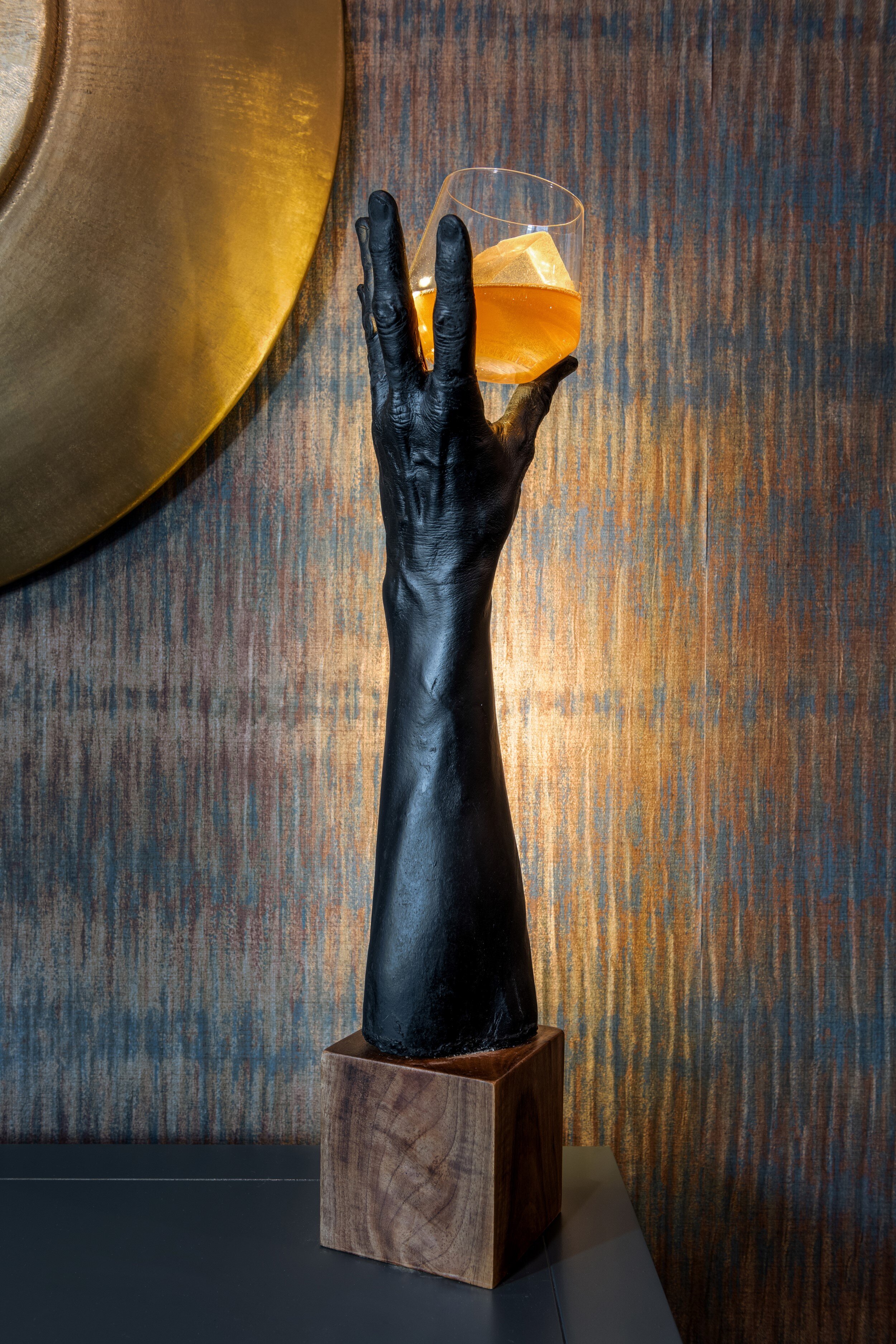 THE BOURBON OFFERING#STATEMENT-MAKING CONCRETE ACCENT LAMP