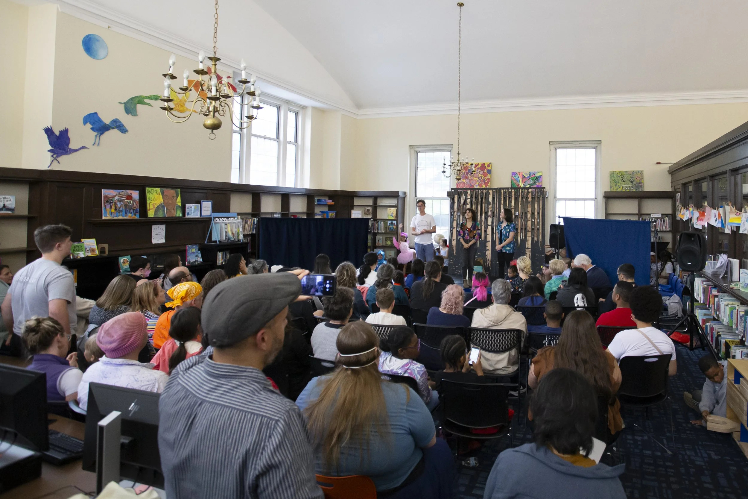 Studio Playground performing arts in libraries program in Providence